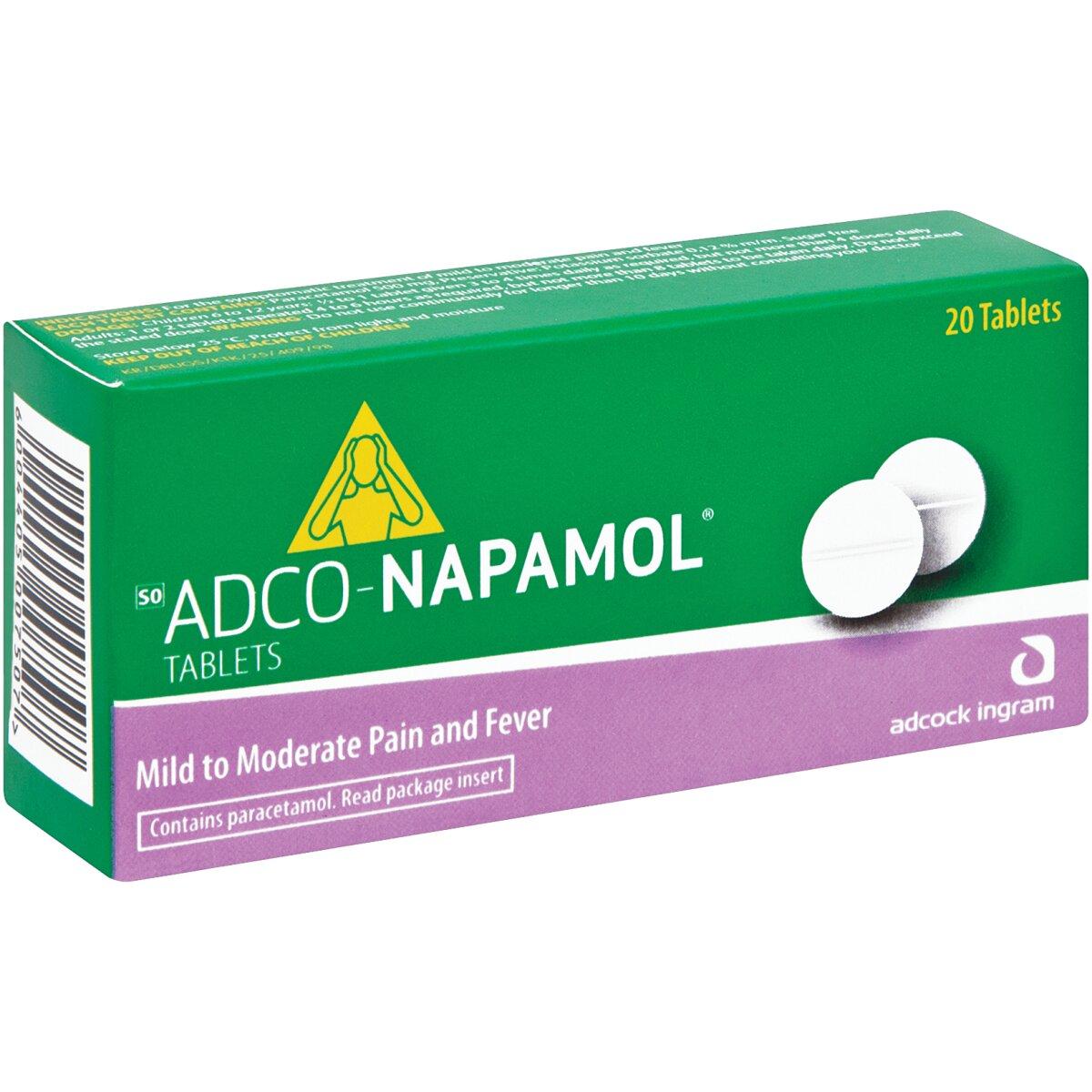 Adco Napamol Tabs   20