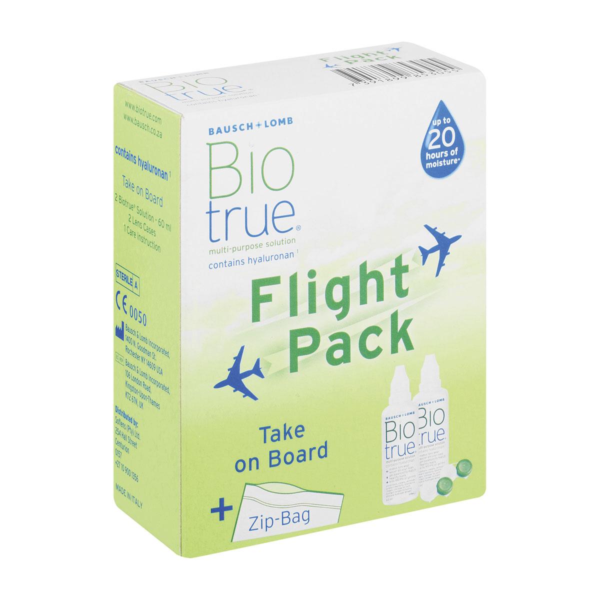 Biotrue Solution Flight Pack 2 X 60m