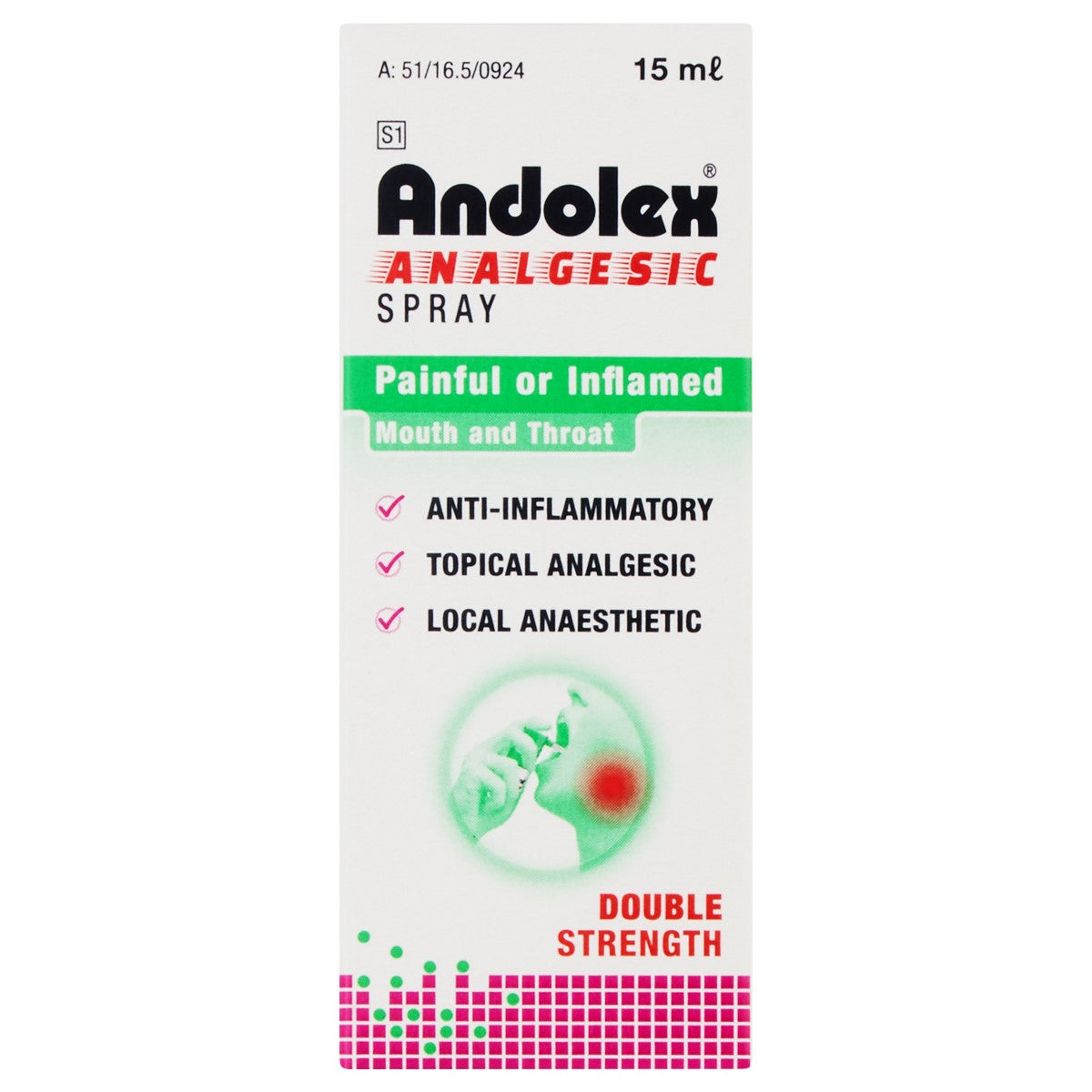 Andolex Spray 15ml Analgesic