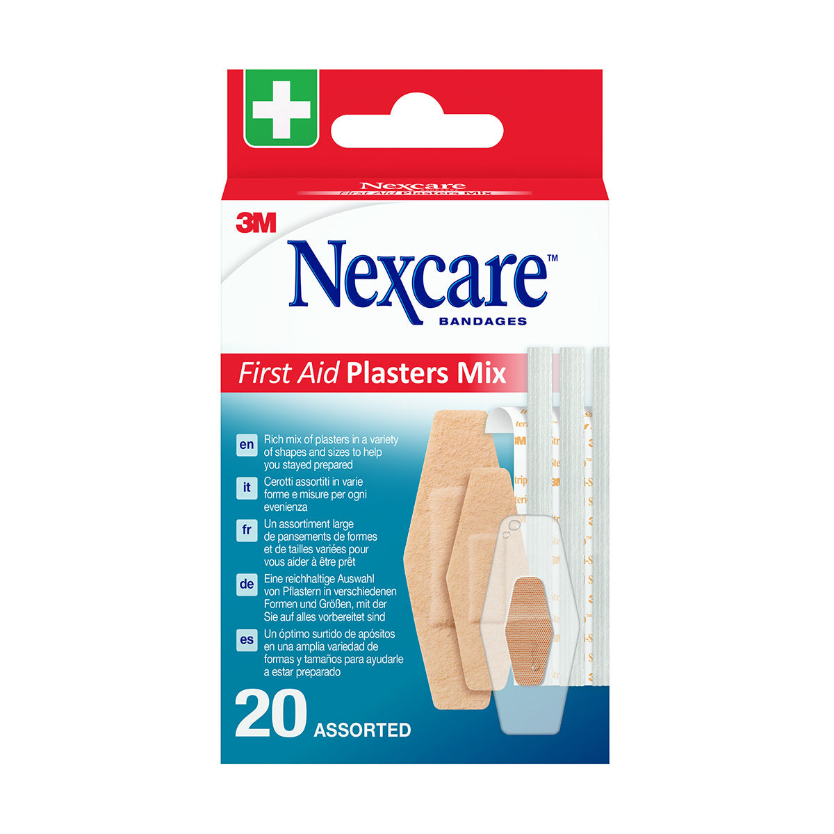 Nexcare First Aid Plast Asstd 20