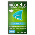 Nicorette Gum 4mg  30 Icy White