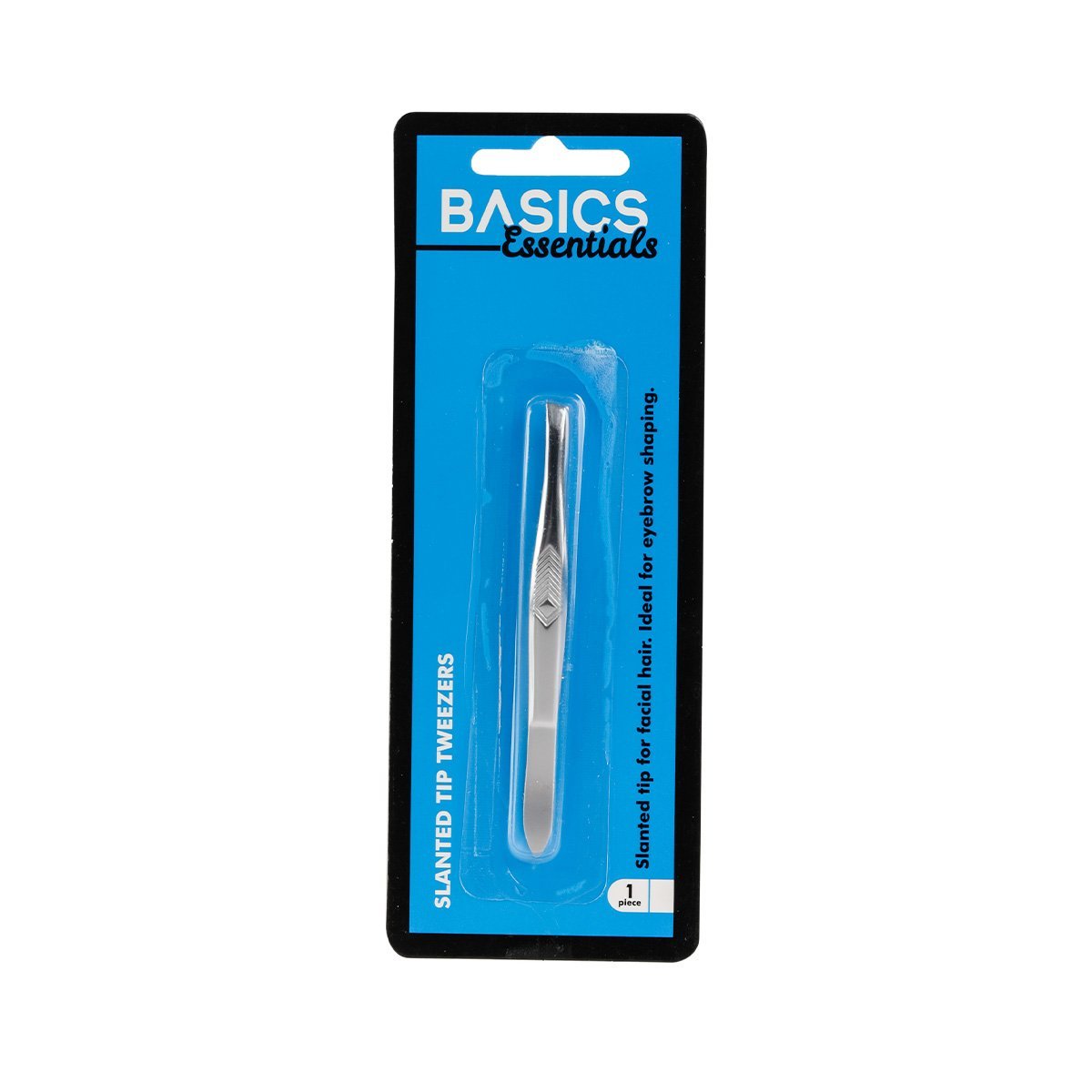 Basics Nail Tweezer Slant Silver