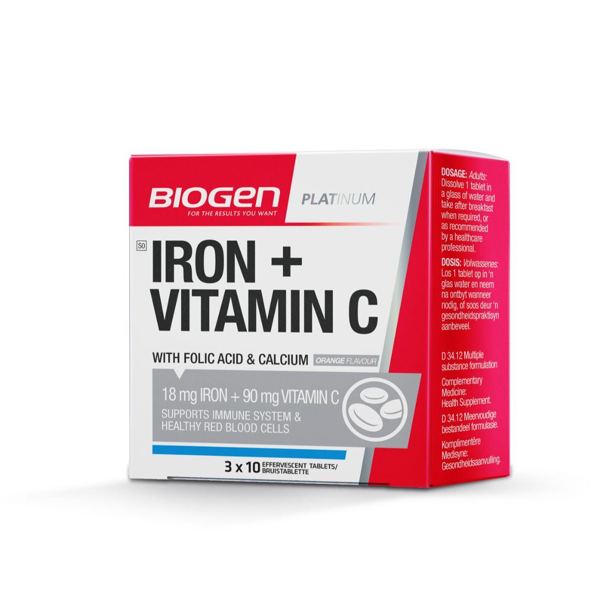 Biogen Iron & Vit C Fizzy (3x10)