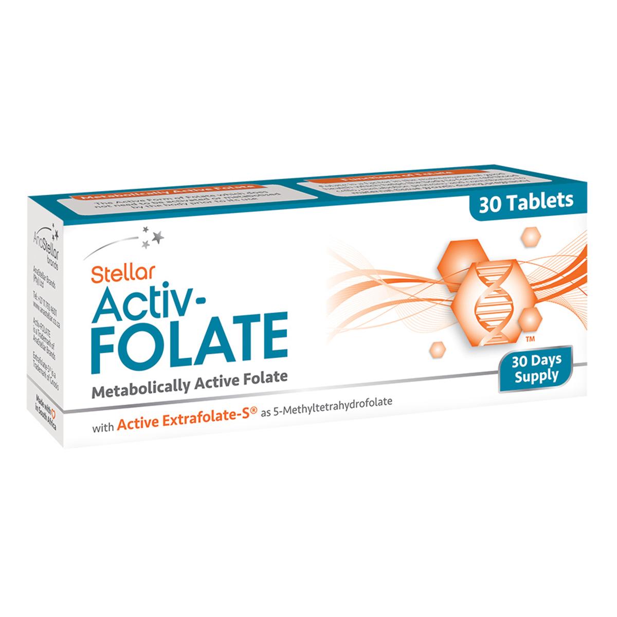 Stellar Activ-Folate Tabs  30