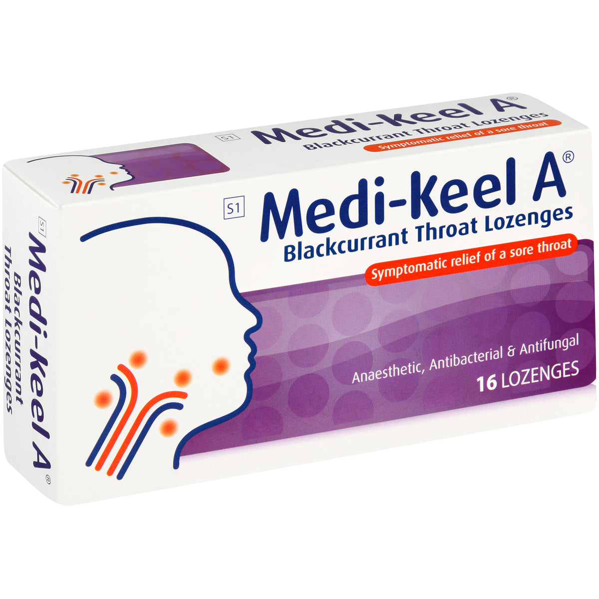 Medi-Keel A Loz 16 Blackcurrant
