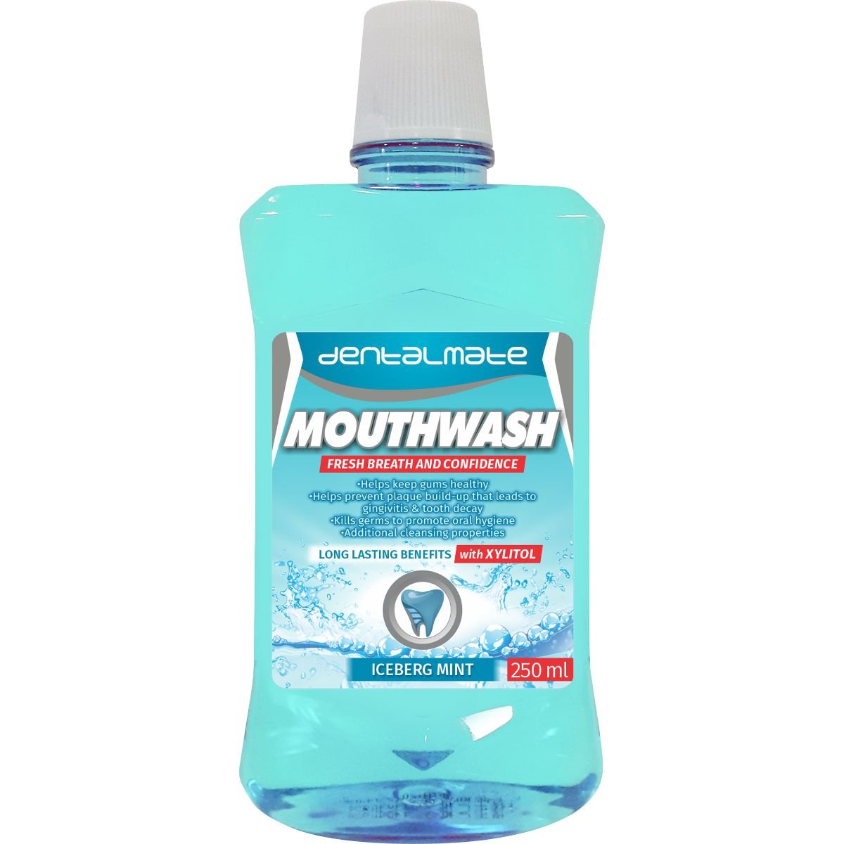 Dentalmate Mwash 250ml Iceberg Mint