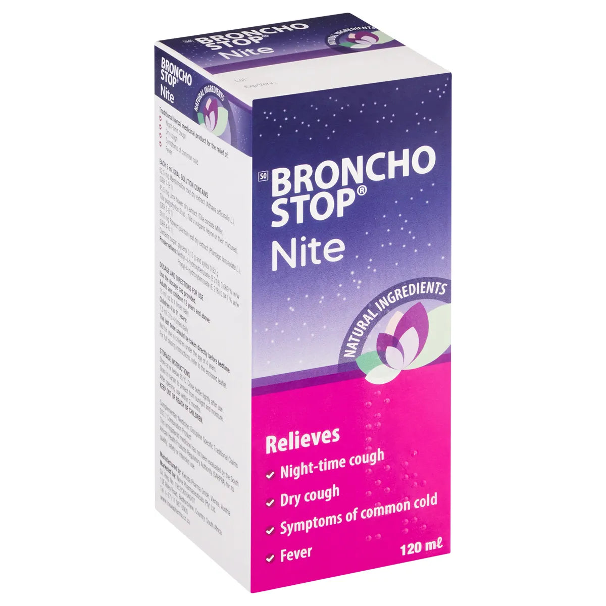 Bronchostop 120ml Nite Syr
