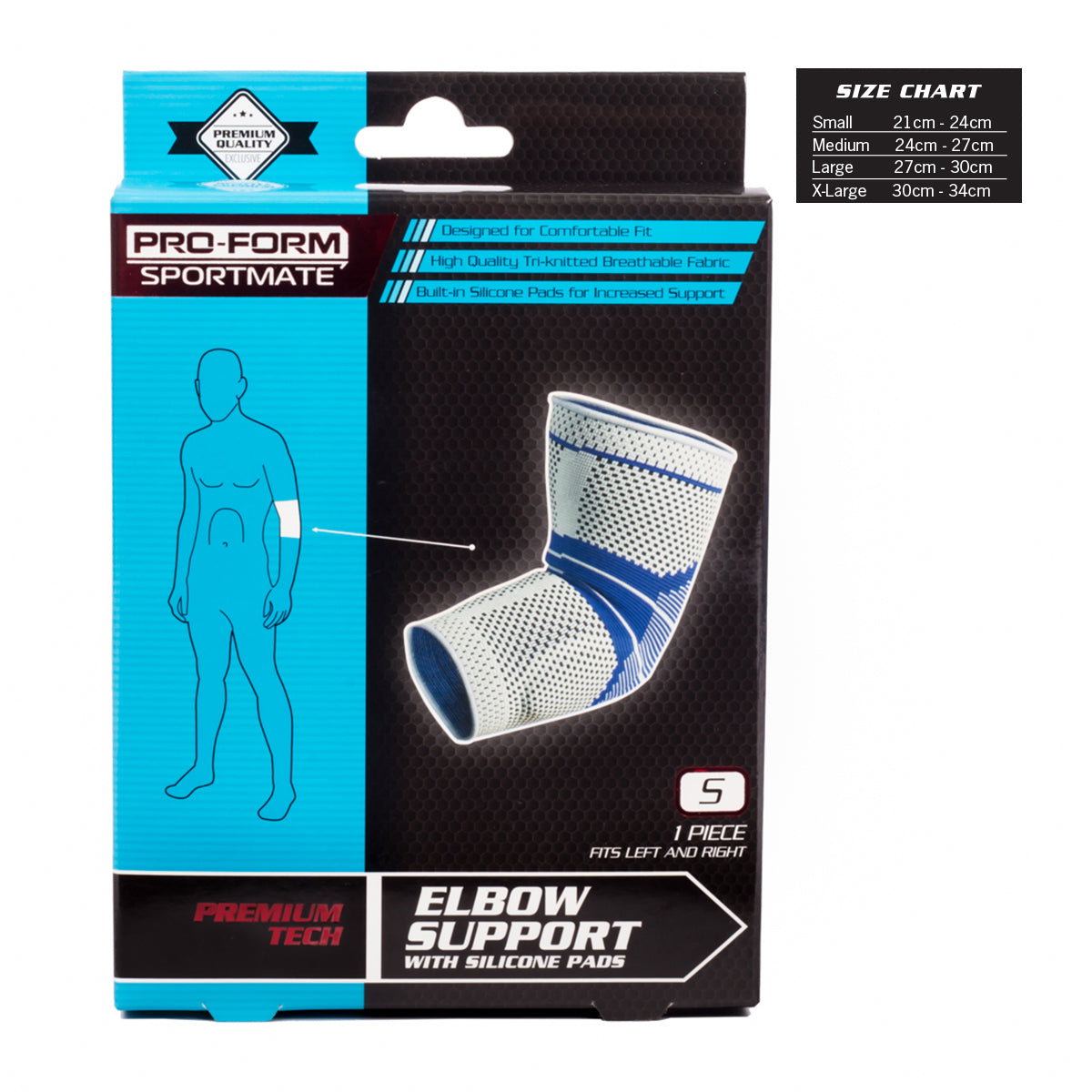 Sportmate Prem Tech Elbow Sml