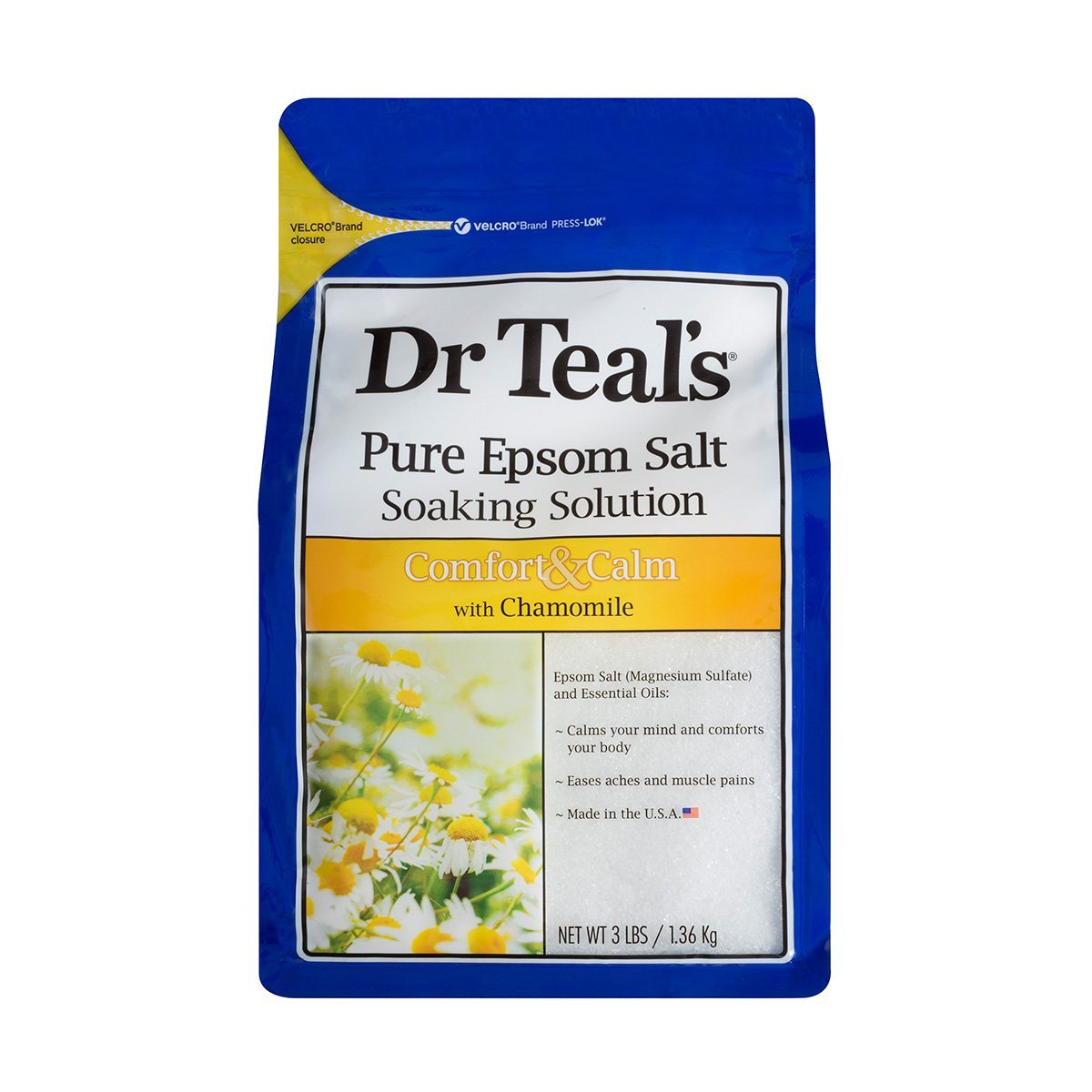 Dr Teals Epsom Salt 1.36kg Comfort&c