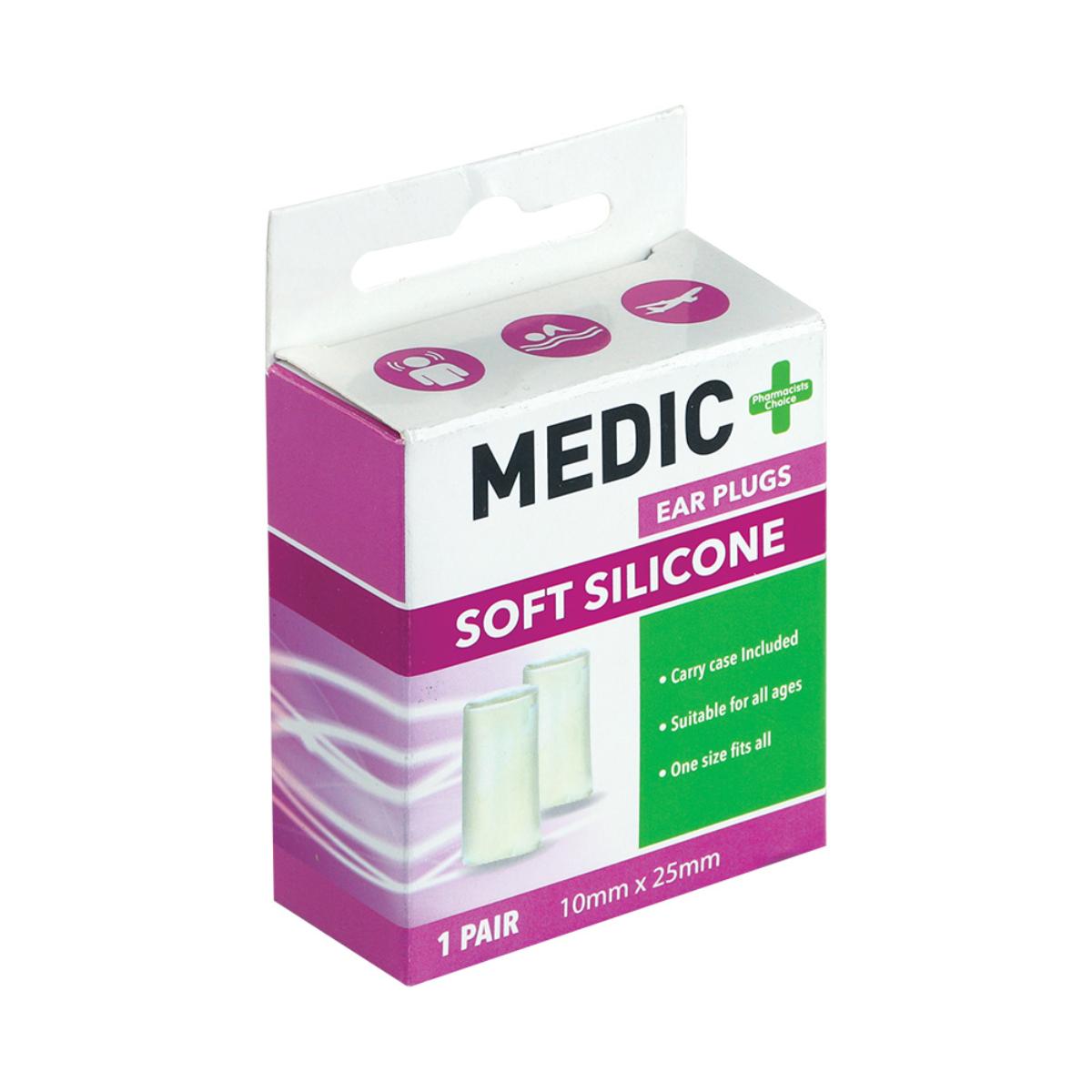 Medic Earplugs Silicone Soft 1pair