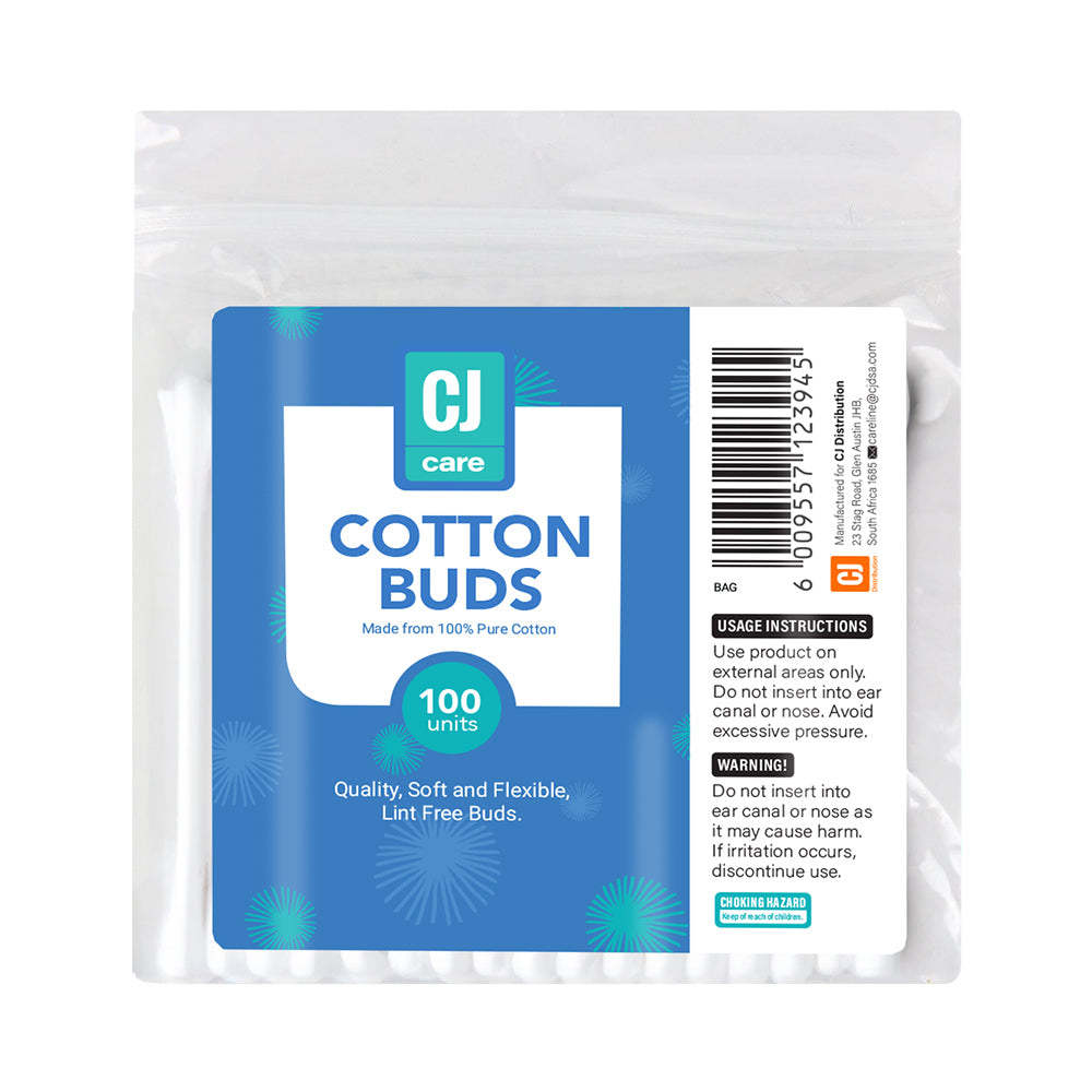 Cj Cotton Buds In Bag 100