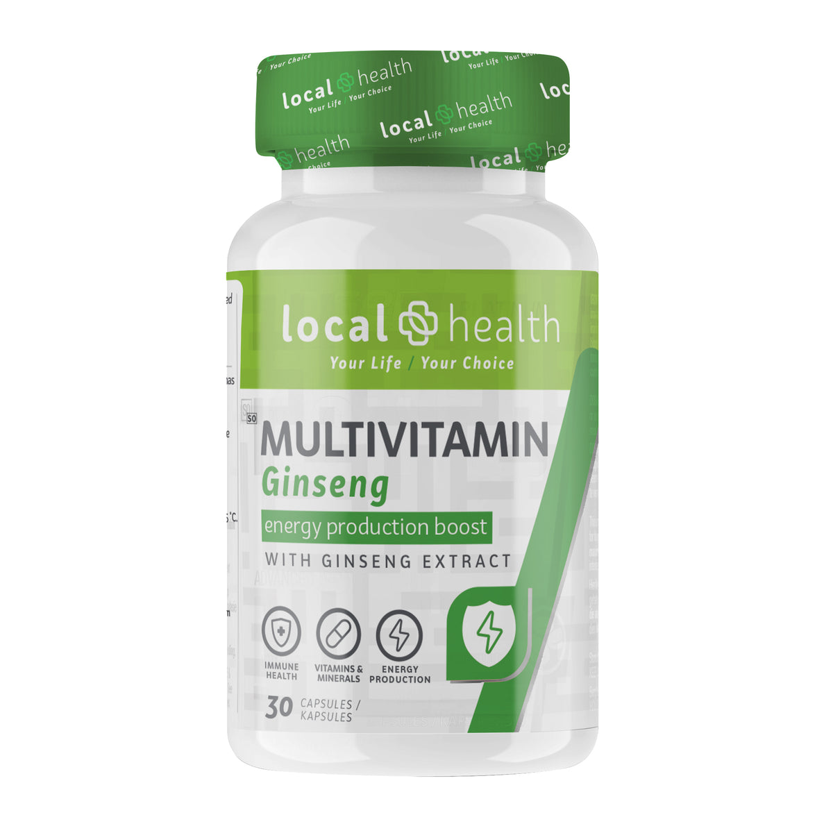 Local Health Multivitamin Ginseng 30