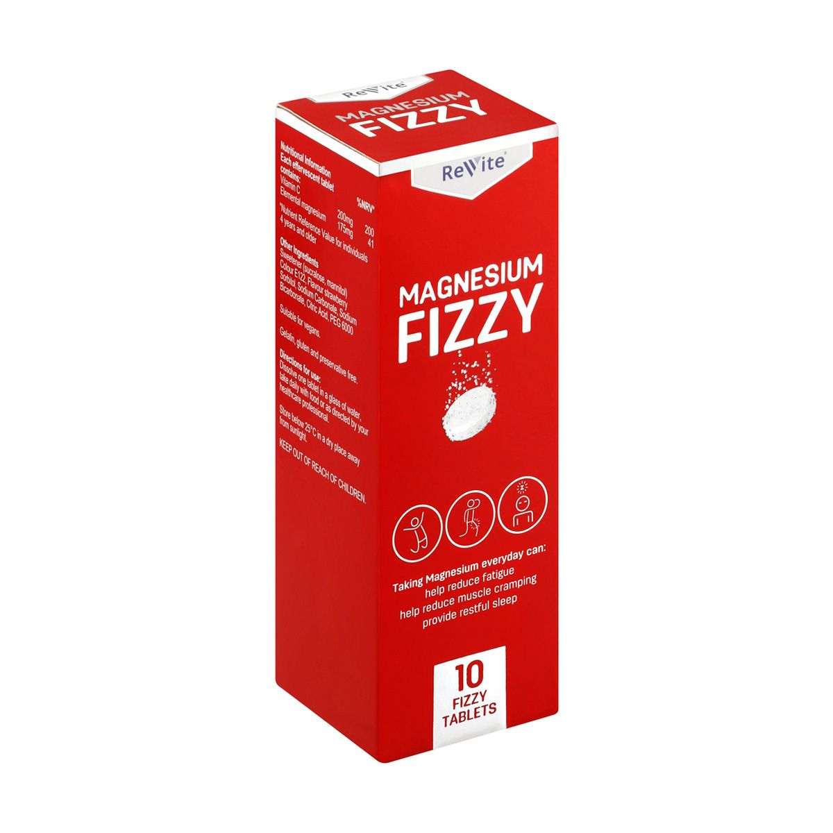 Revite Magnesium Fizzy Tabs 10