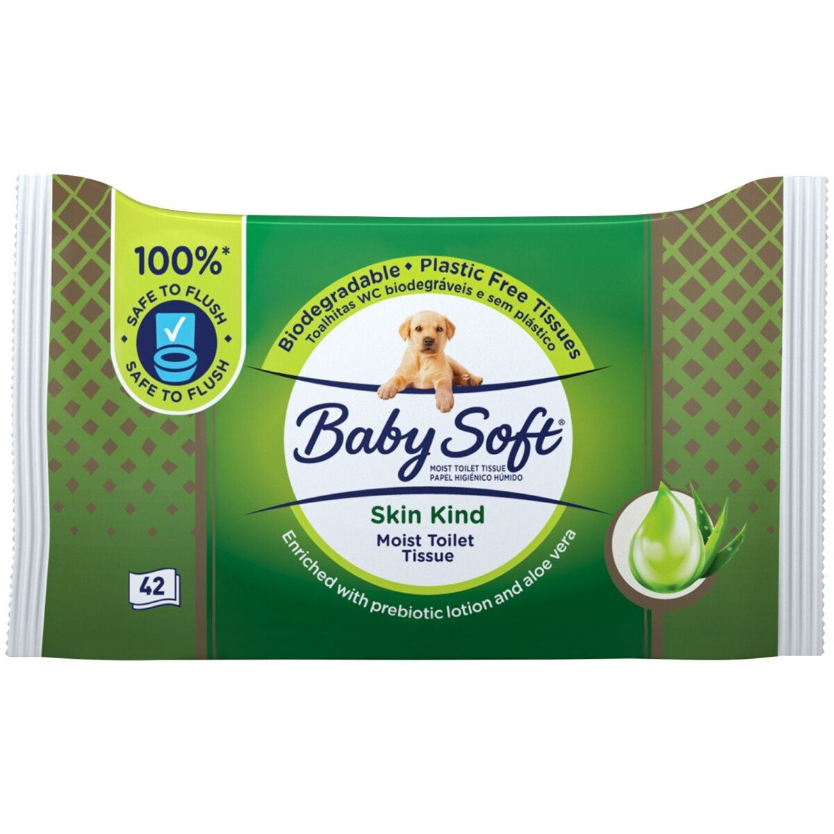 Baby Soft Washlets Wipes 42 Aloe Ver