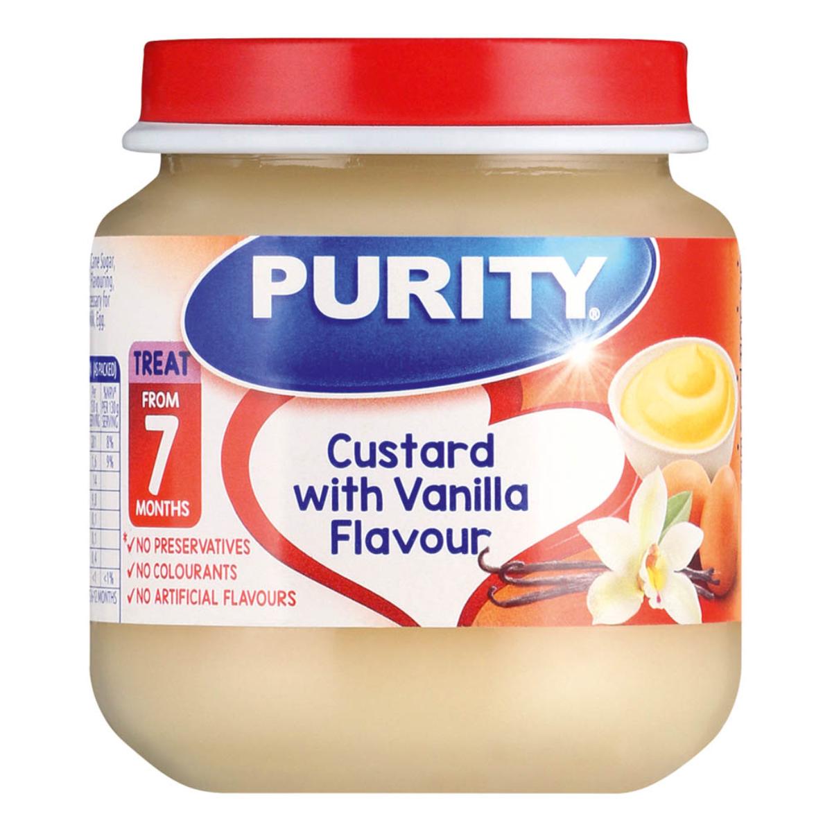 Purity 7 Months 125ml Vanilla Custar