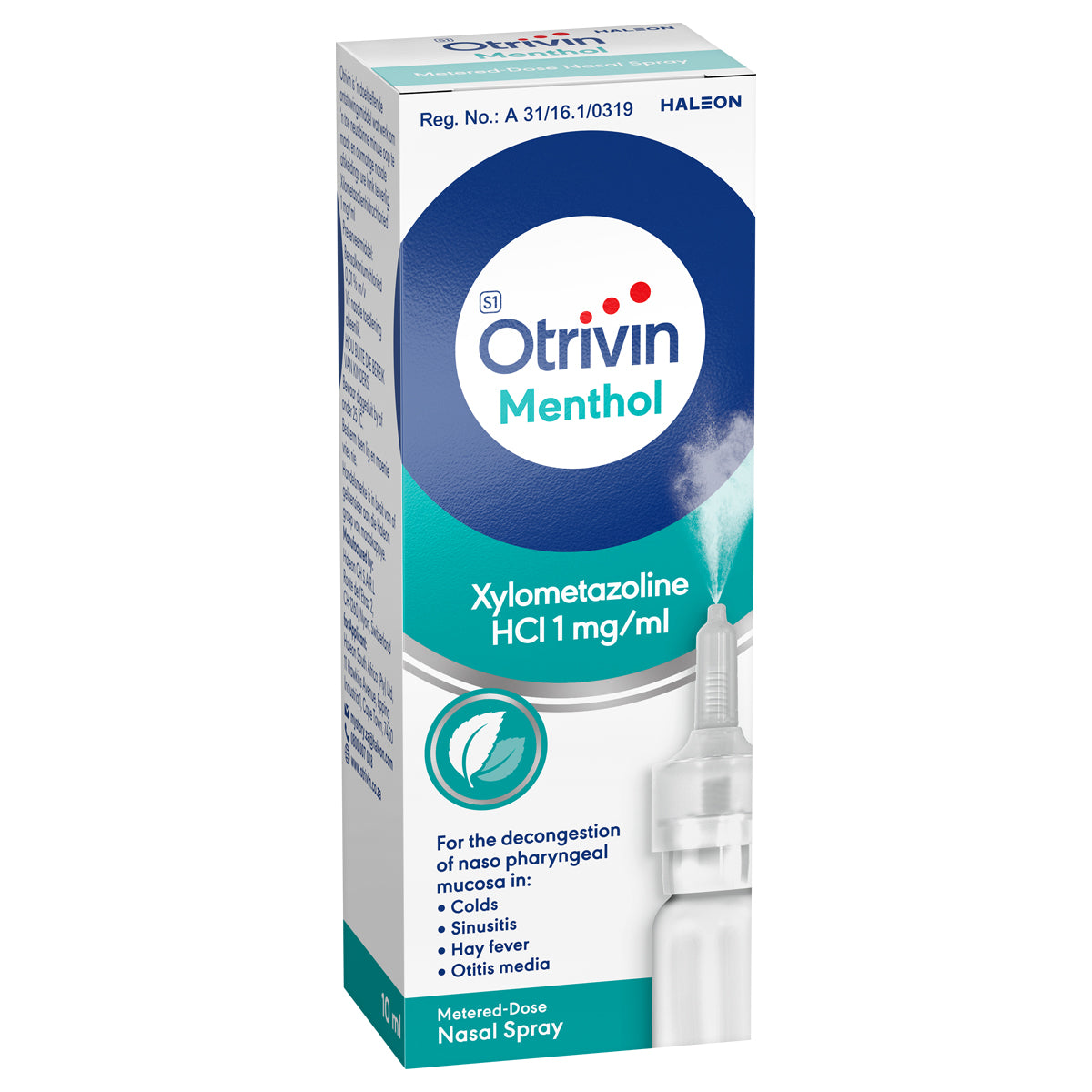 Otrivin Meter Spray 10ml Menthol Adu