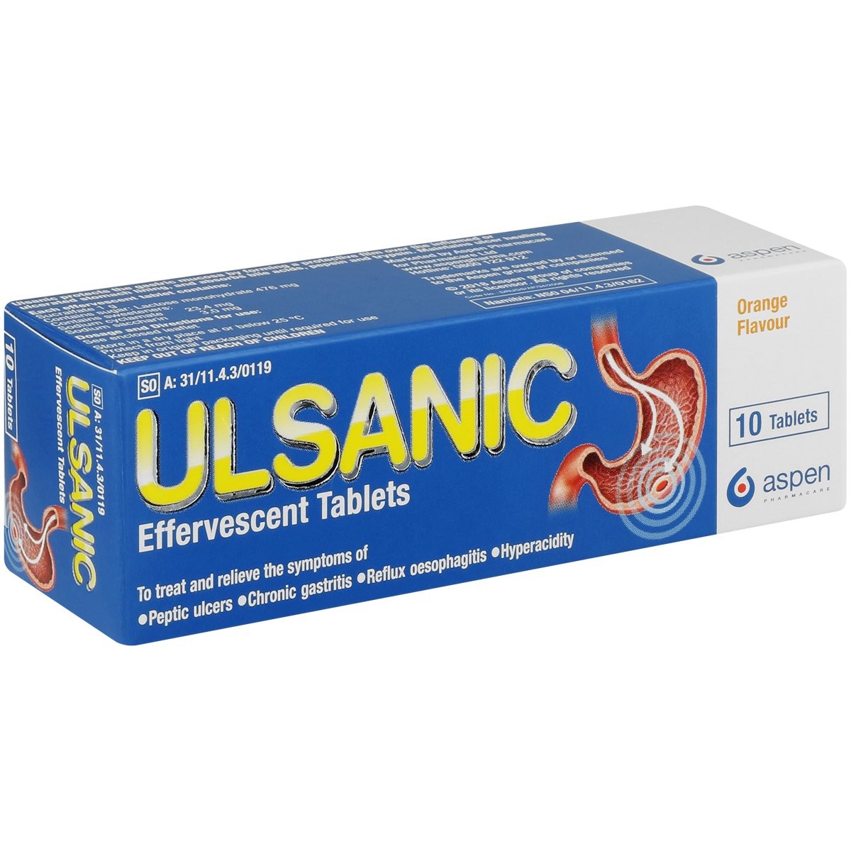 Ulsanic Eff Tabs 10 Orange