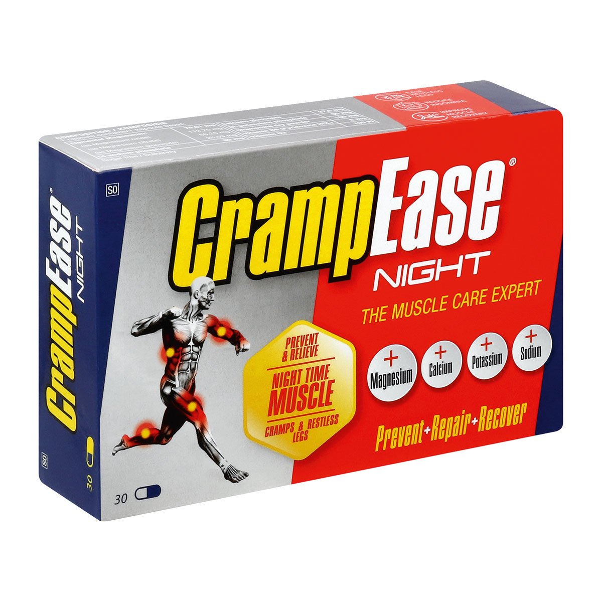 Cramp Ease Nite Caps 30