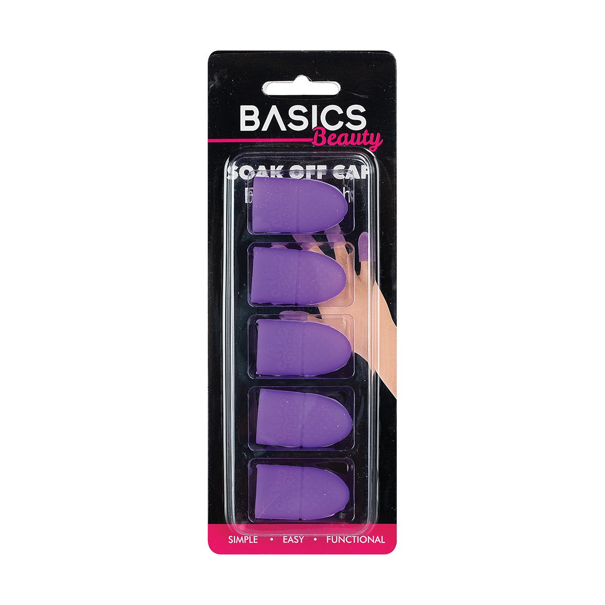Basics Soak Off Slili Caps In Bliste