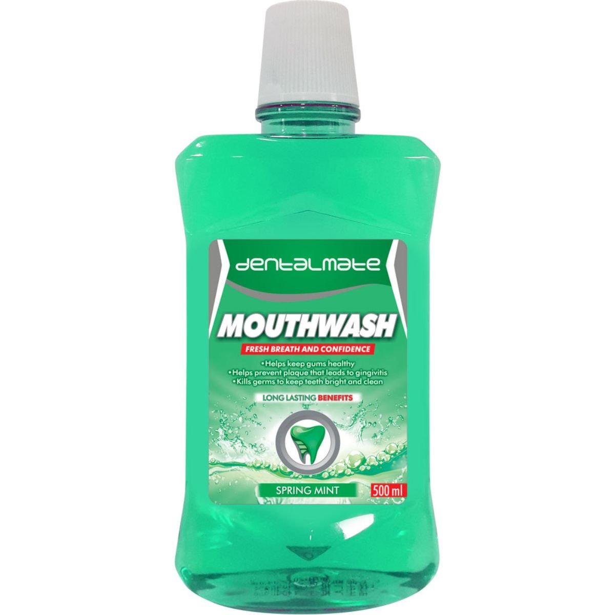 Dentalmate Mwash 500ml Spring Mint