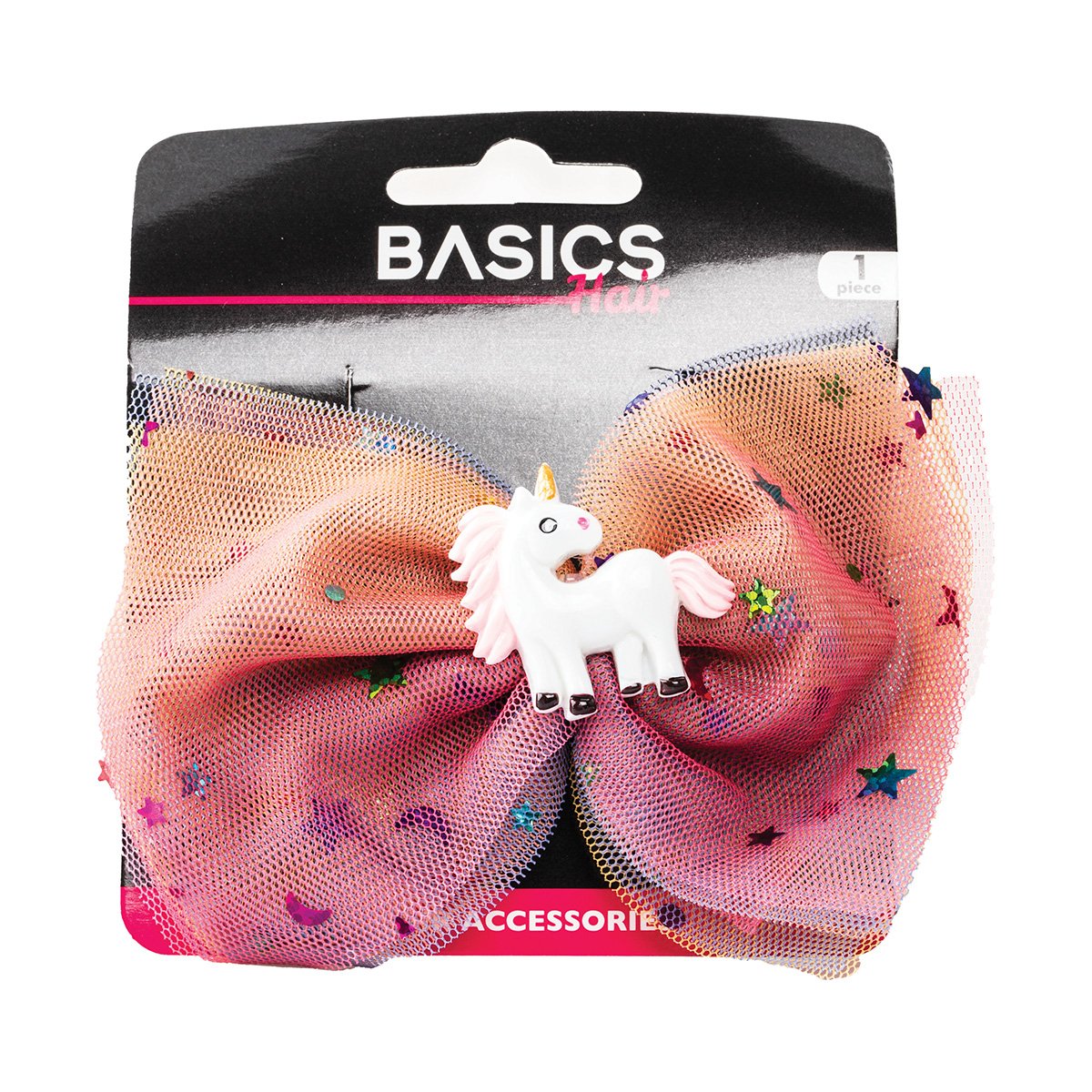 Basics Hair Clips Poly/Iron Blue/Yel