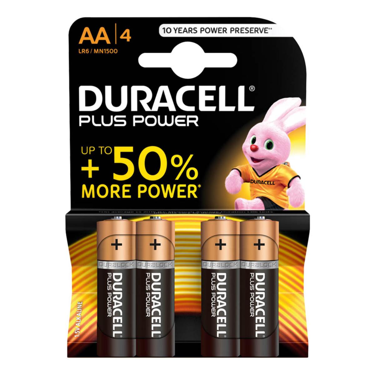 Duracell Batt Plus Power  Aa  4