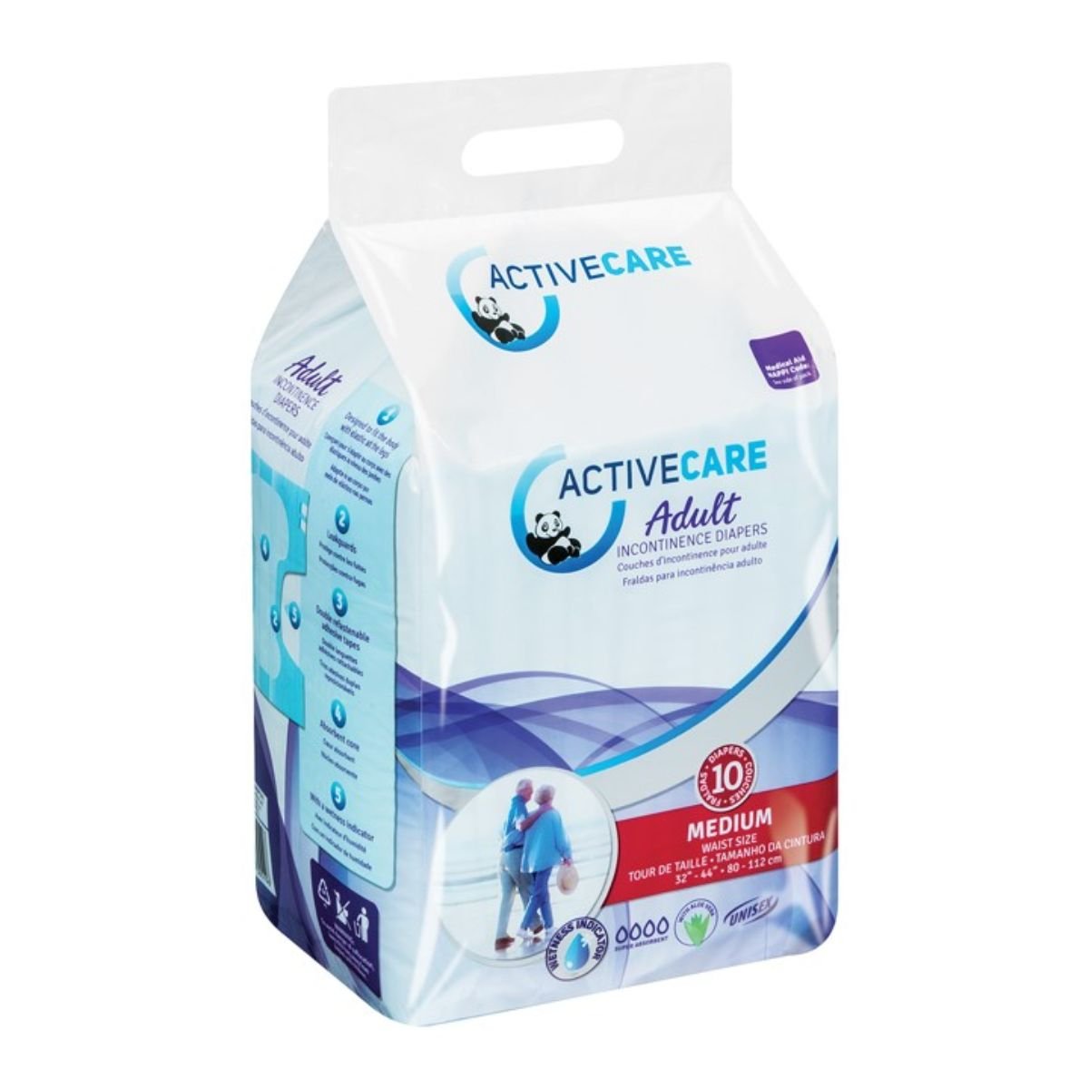 Active Care Adult Diapers Med 10