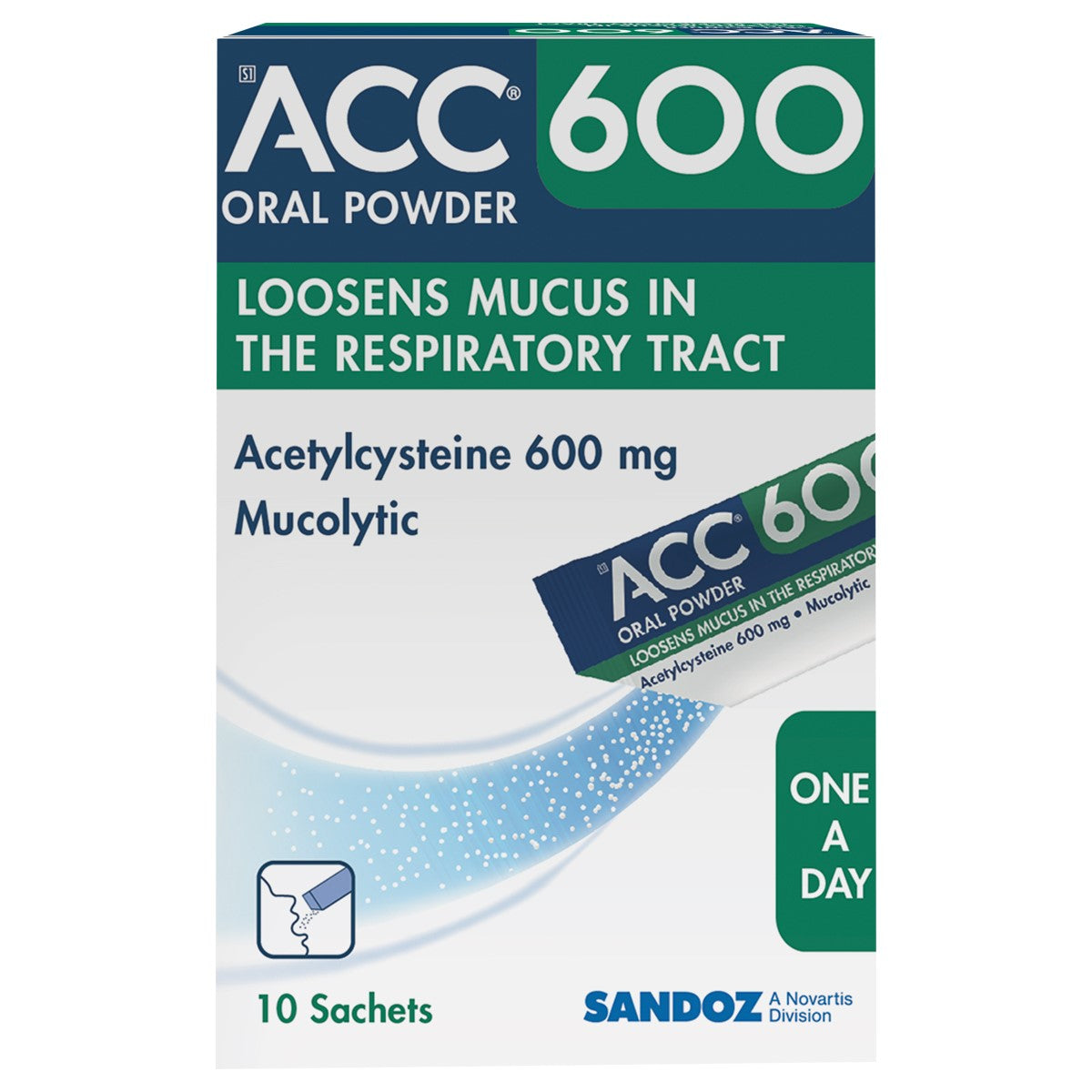 Acc 600mg Pwd 10g 10