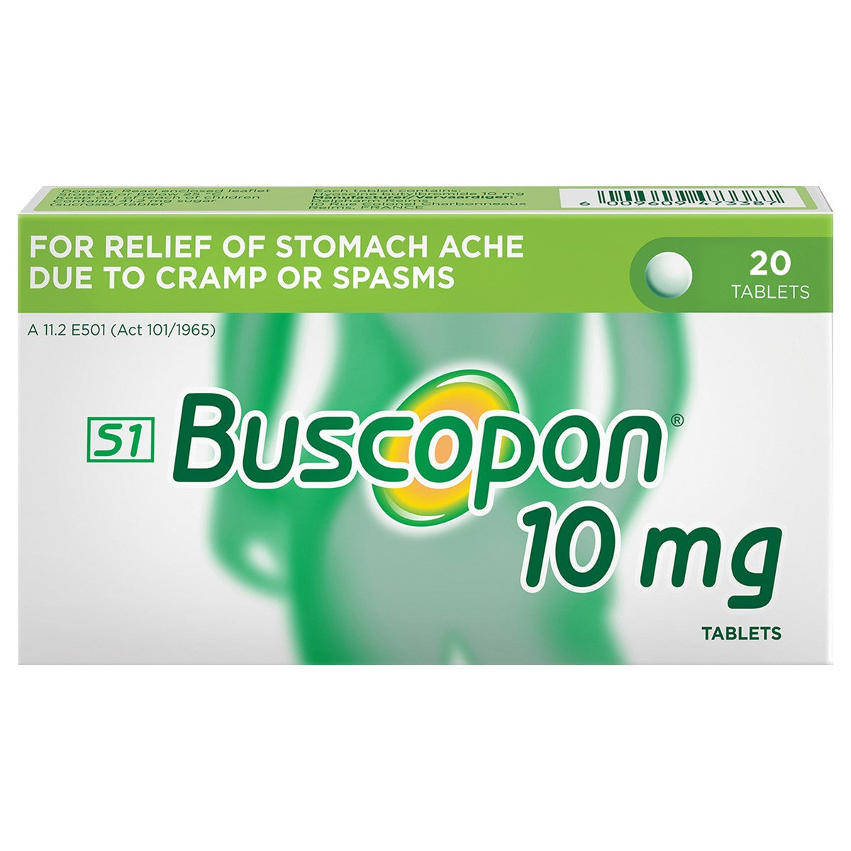 Buscopan 10mg Tabs 20