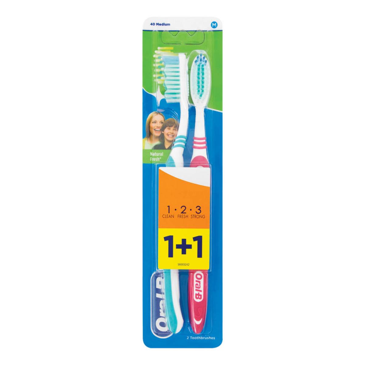 Oral B Tbrush Natural Fresh 40med (1