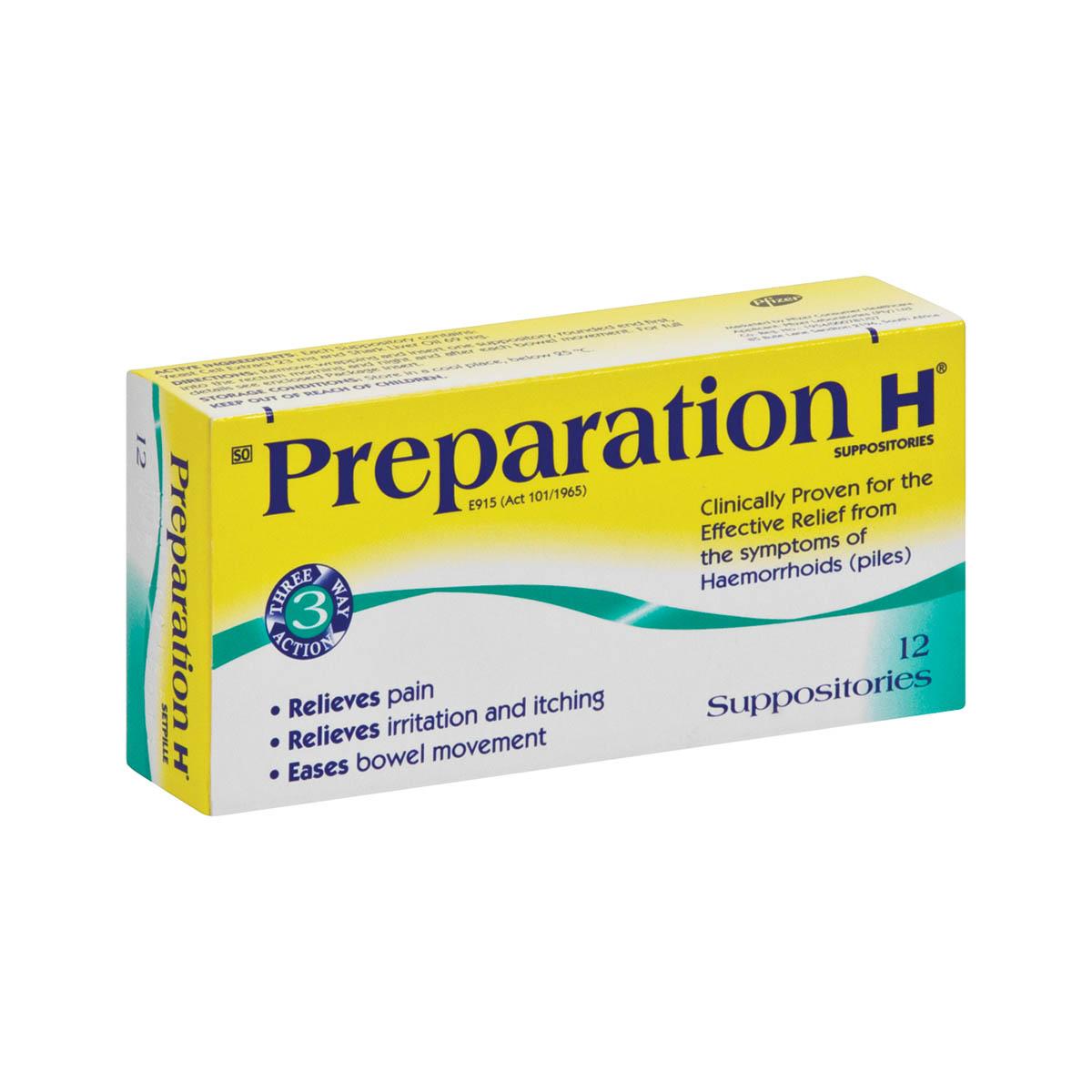 Preparation H Supp 12