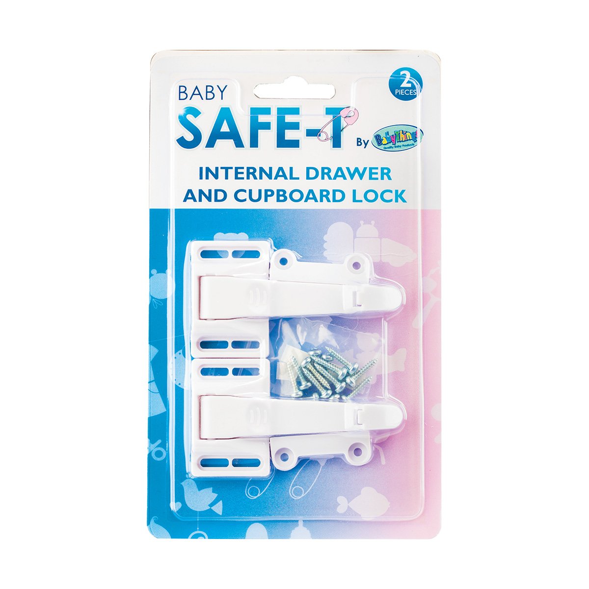Baby Things Safe-T Drw Lck Hid Whit