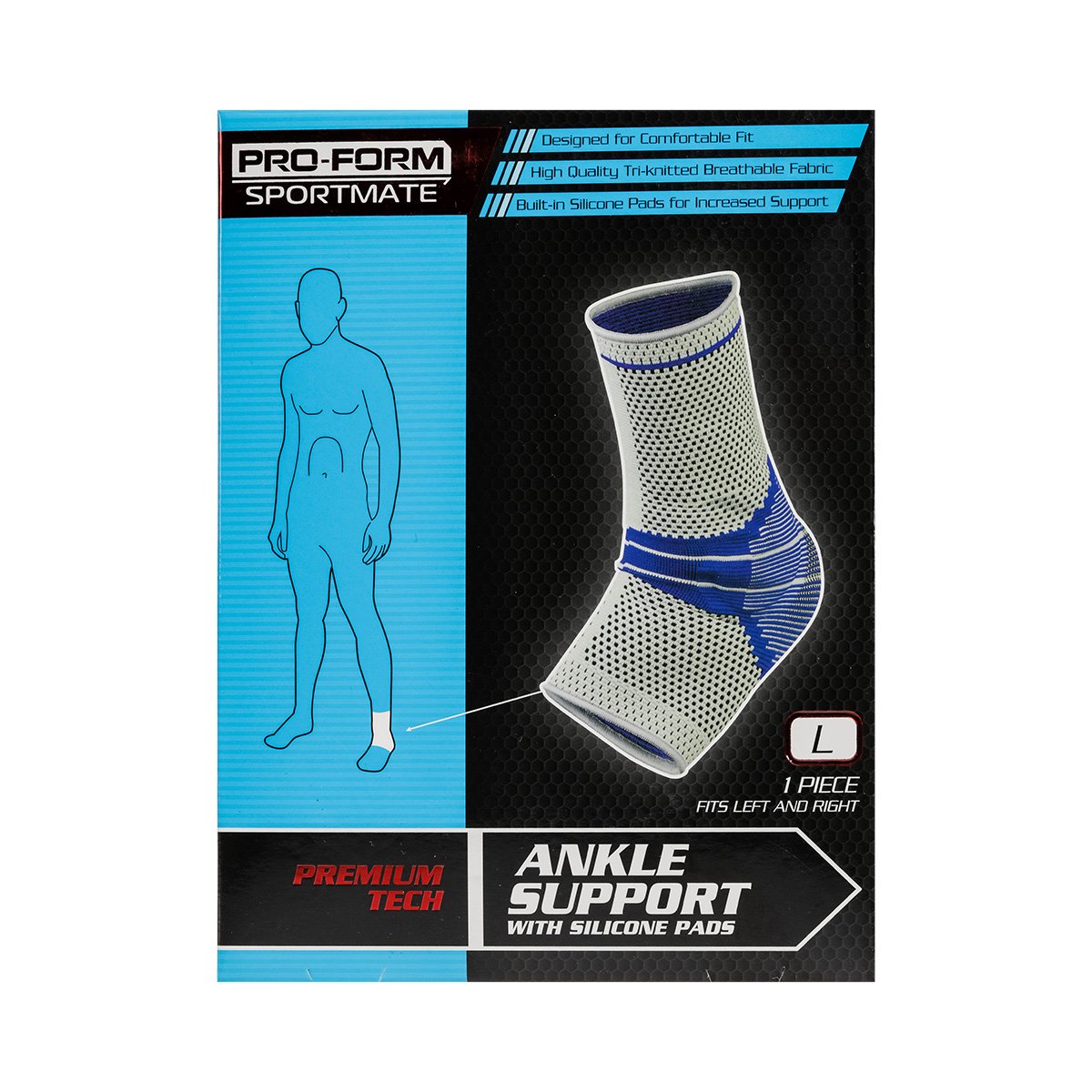 Sportmate Prem Tech Ankle Lrg