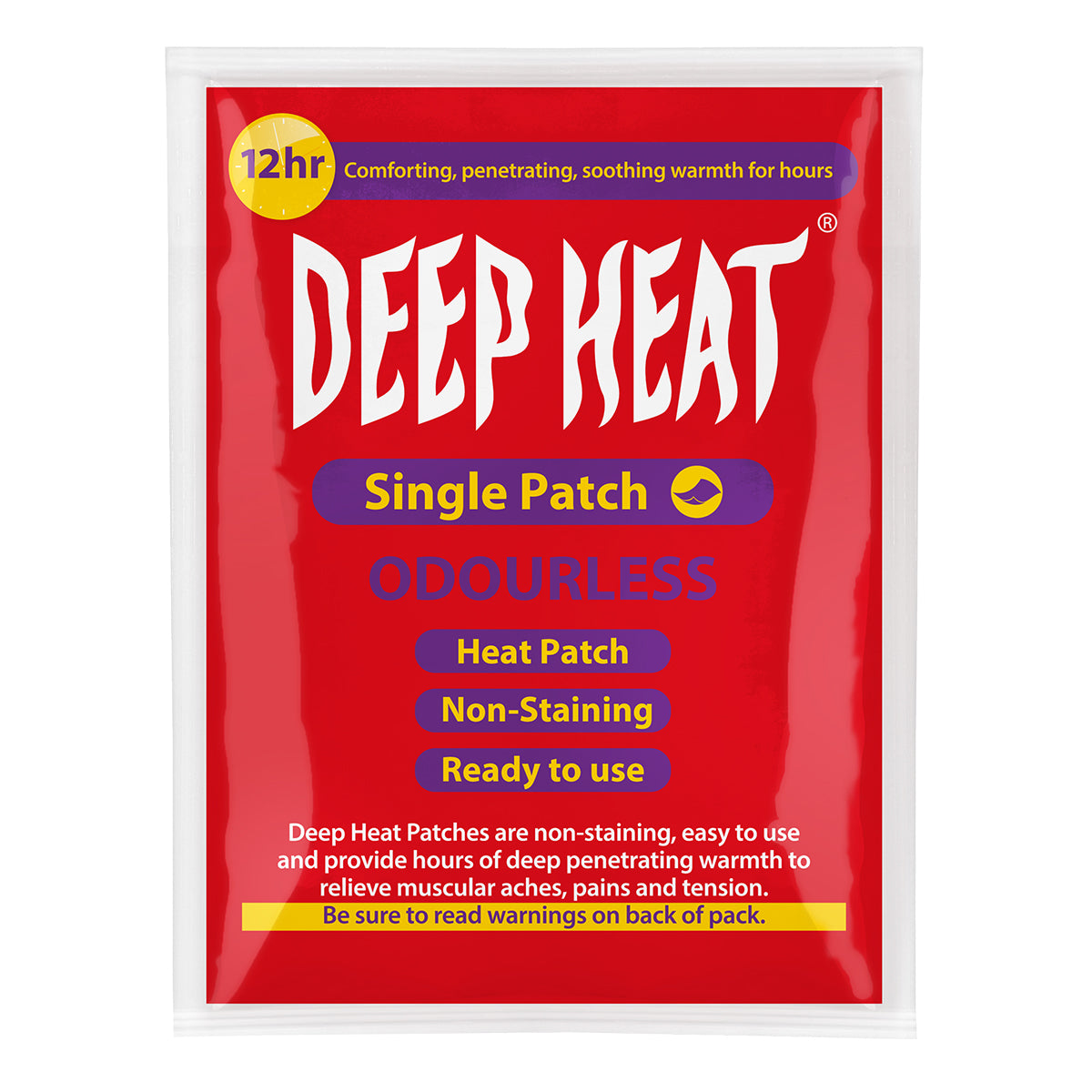 Deep Heat Odourless Patch Single