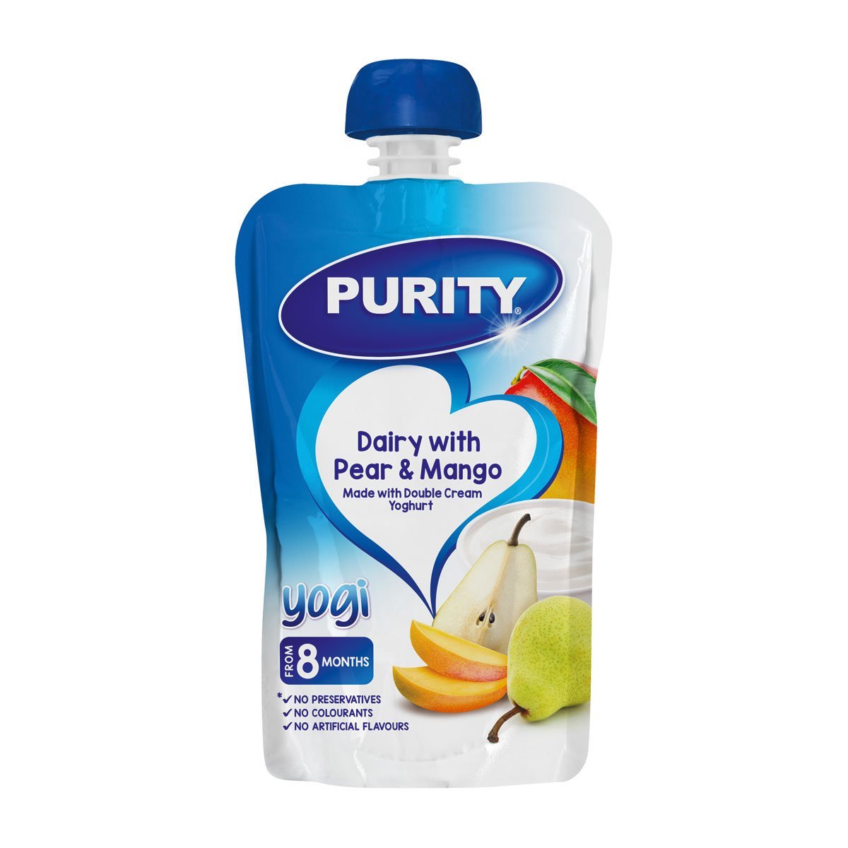 Purity Yogi 110ml Yogh Pear & Mango