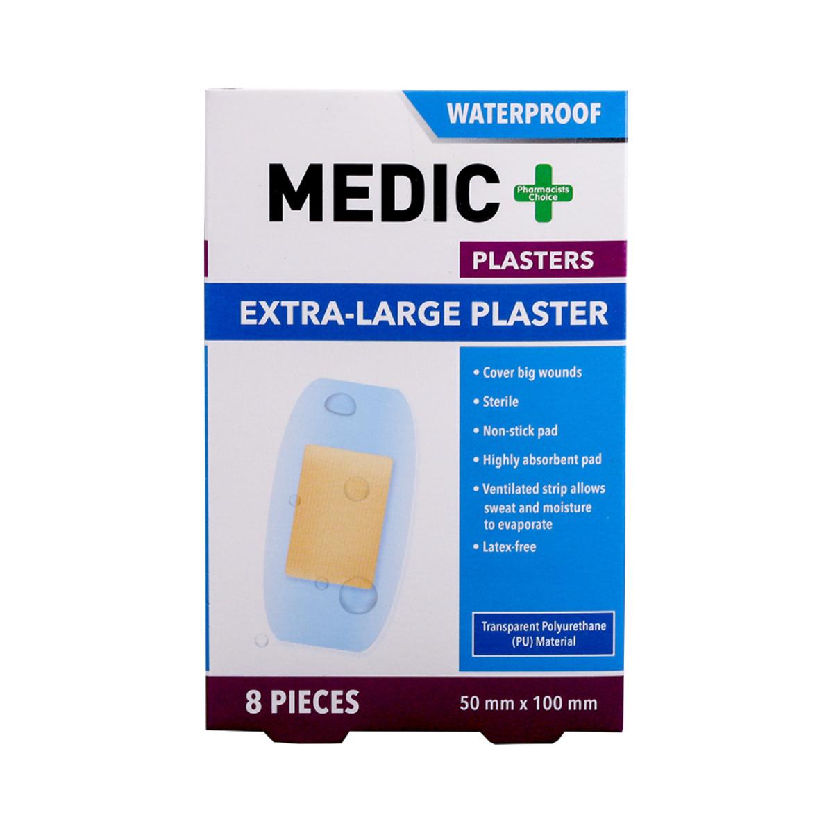 Medic Plaster W/P 50x100mm 8