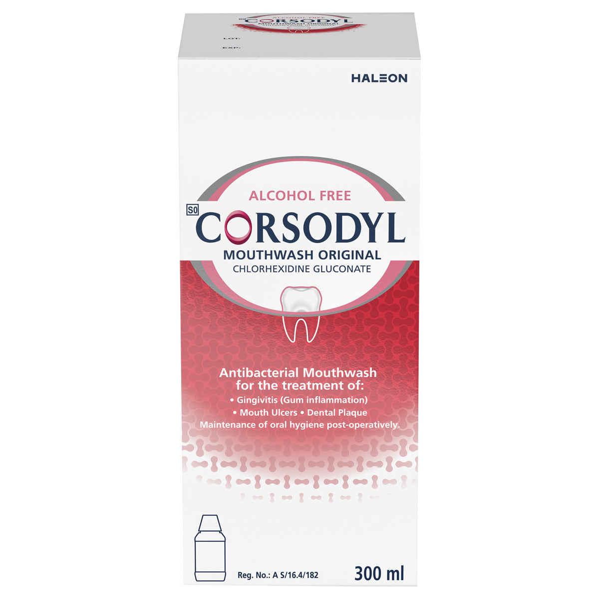 Corsodyl Mwash 300ml Reg Afree