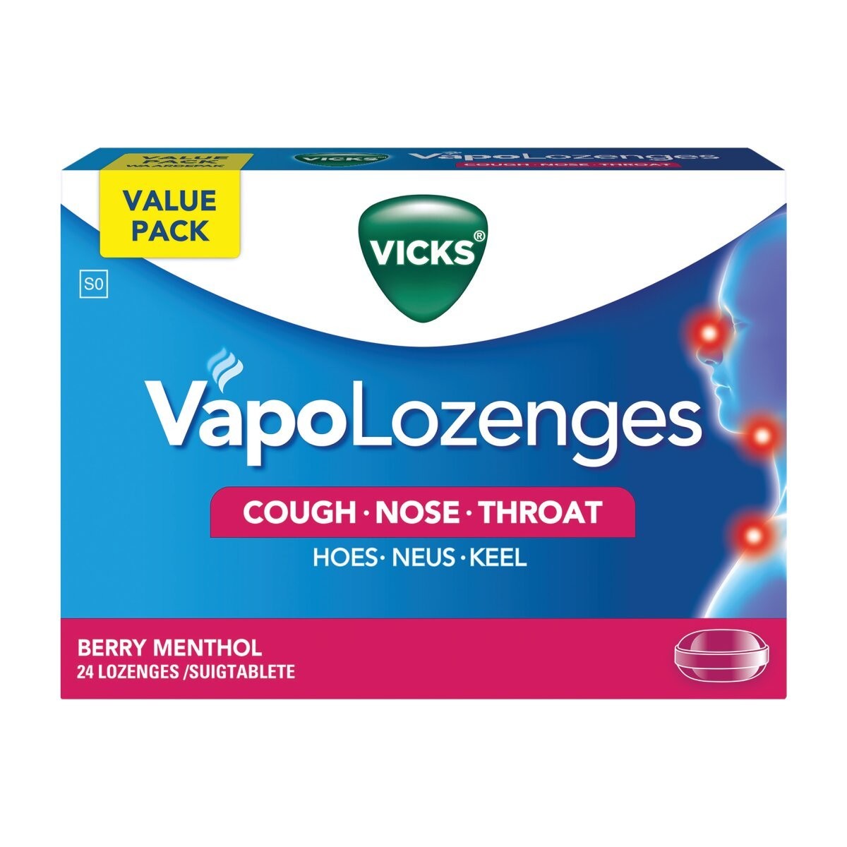 Vicks Lozenges 24  Berry