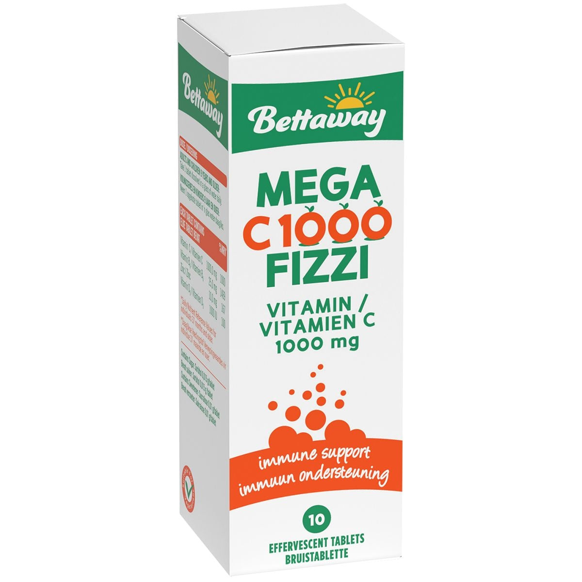 Bettaway Mega C 1000mg Fizzi Eff Tab