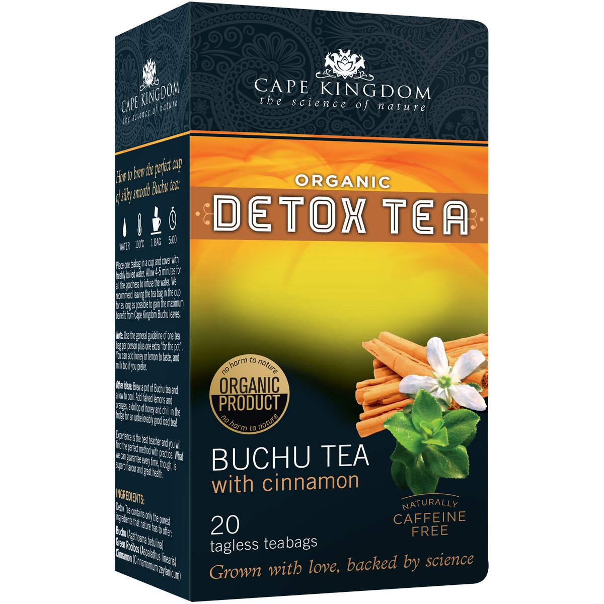 Buchu Detox Tea 20 Cinnamon