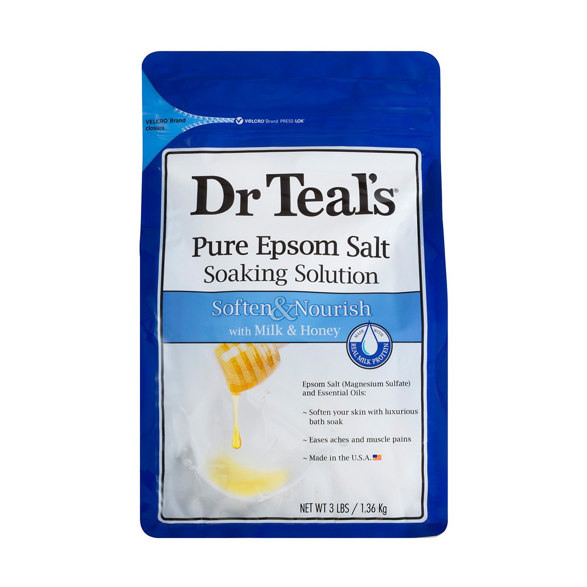 Dr Teals Epsom Salt 1.36kg Soften&no