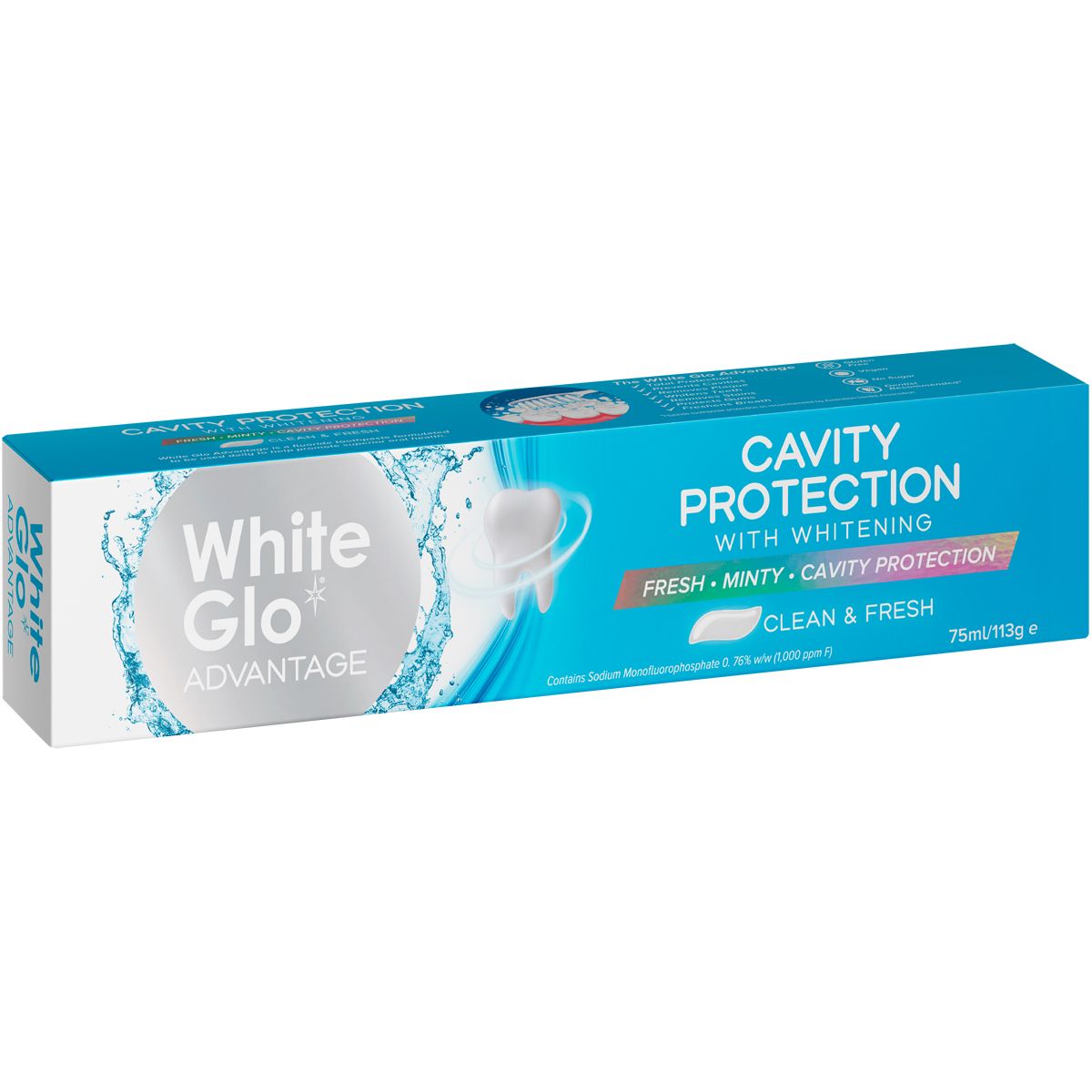 W/Glo Tpaste 75ml Adv Cavity Protect