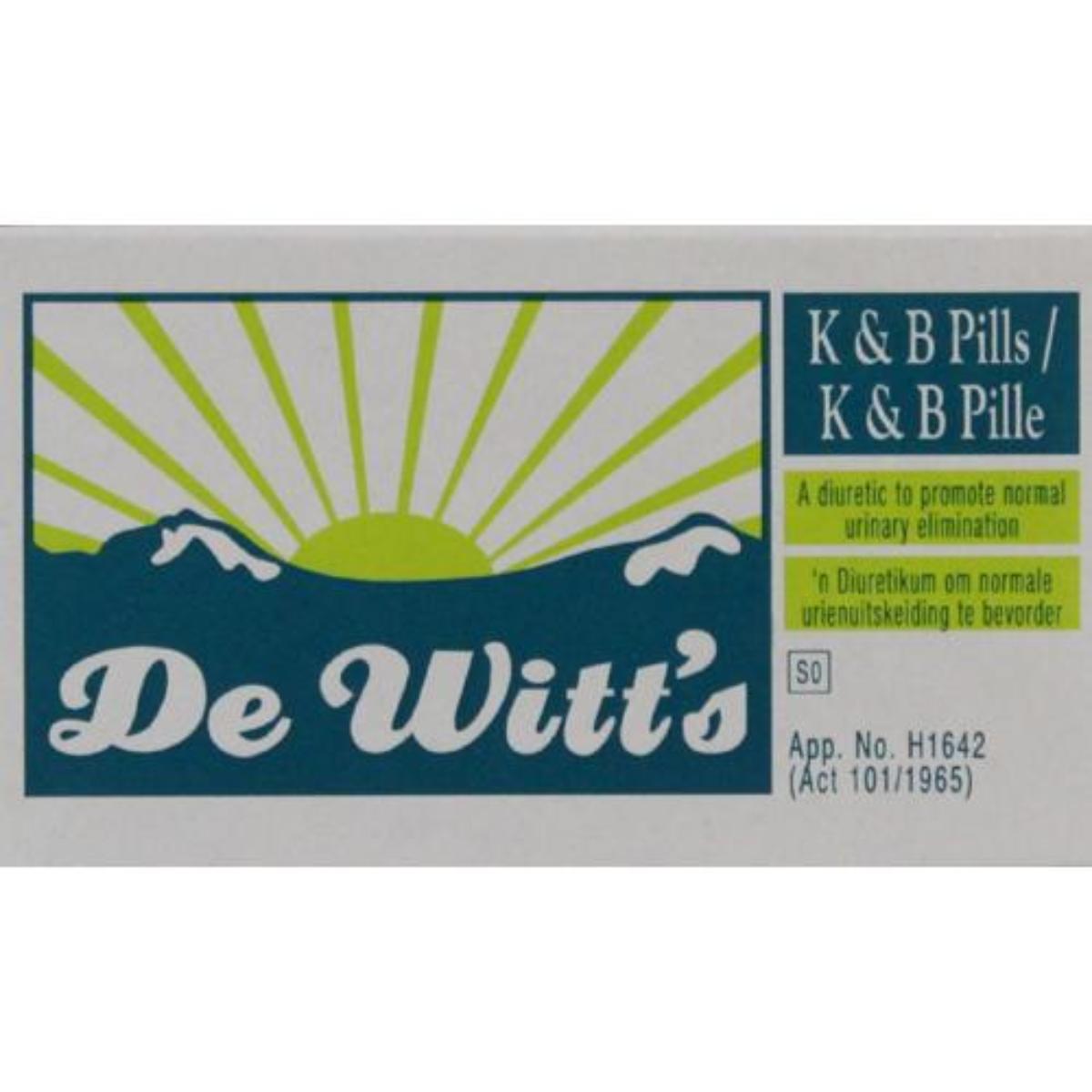 De Witts Pills 100