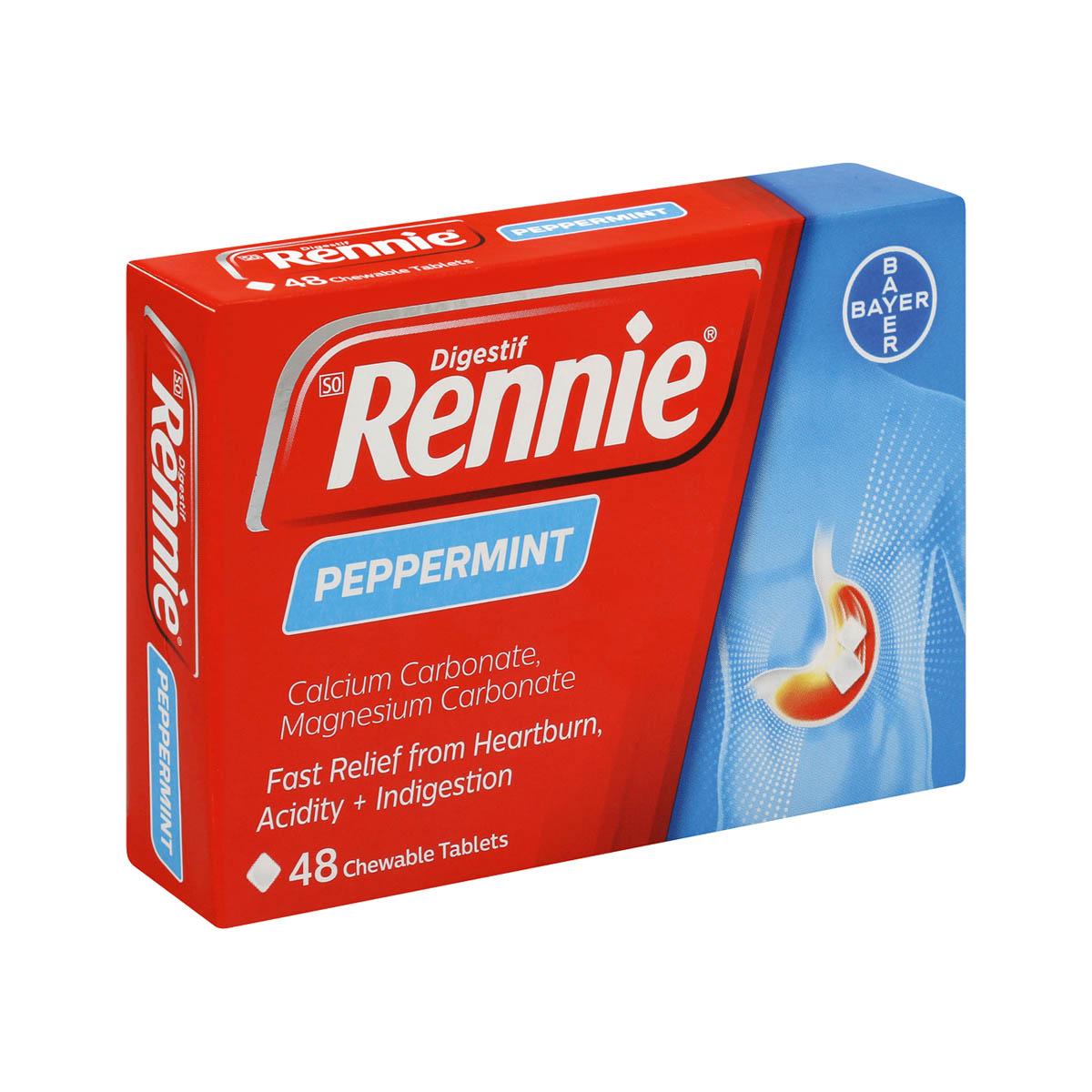 Rennies Tabs 48 Peppermint