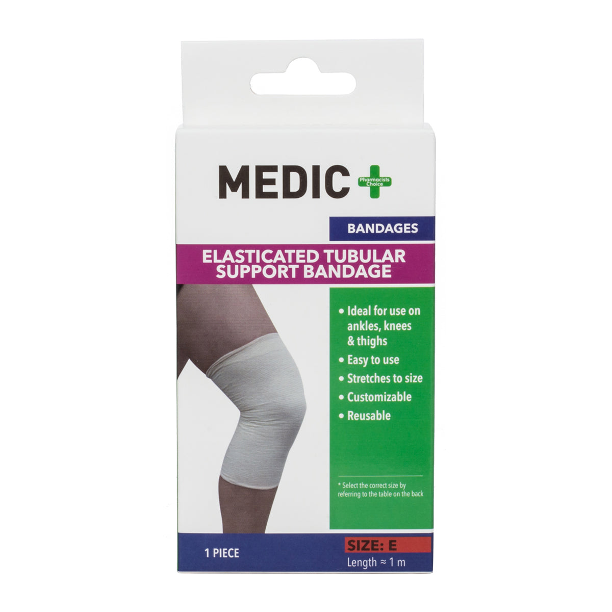 Medic Tubular Support Bandage E 1m