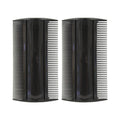 Basics Comb Lice 2 Pc Plastic Black
