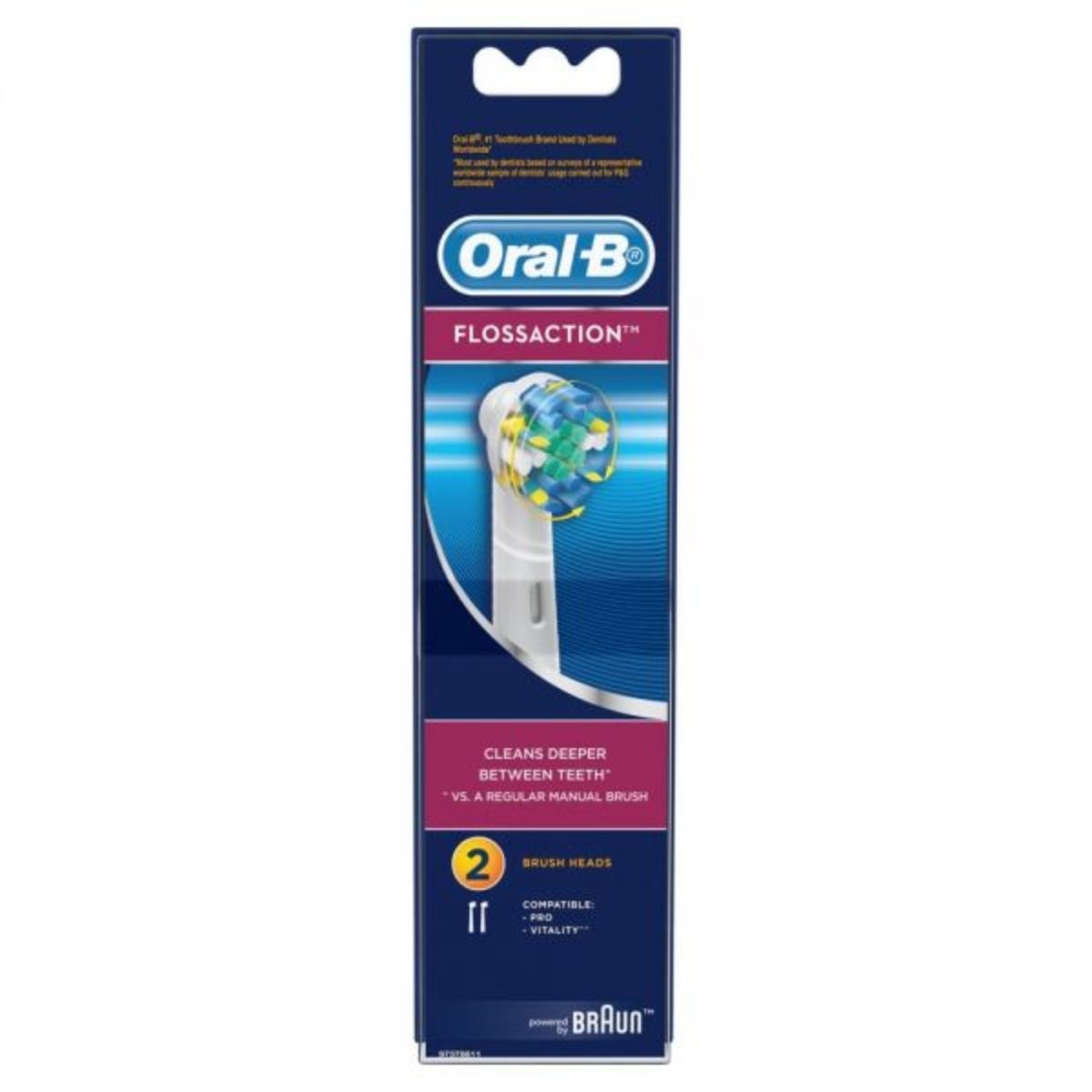 Oral B Bhead 2 Eb25 Floss Action