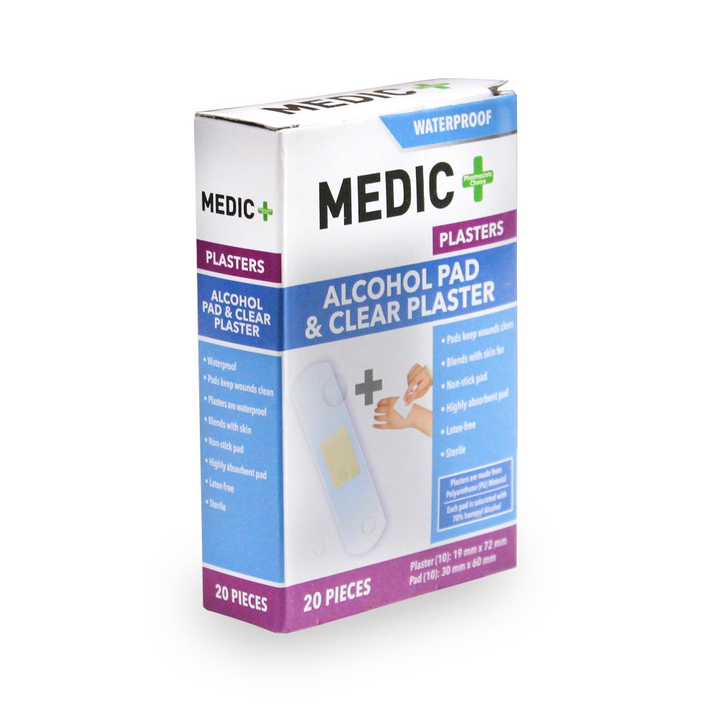 Medic Plaster + Alcohol Pad Regular