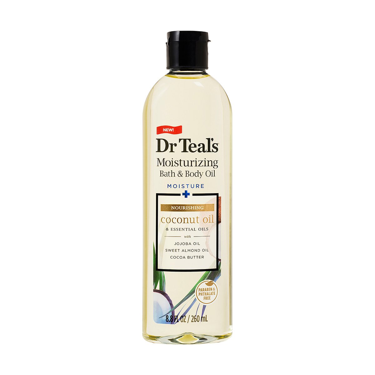 Dr Teals Body Oil Coconut 260ml