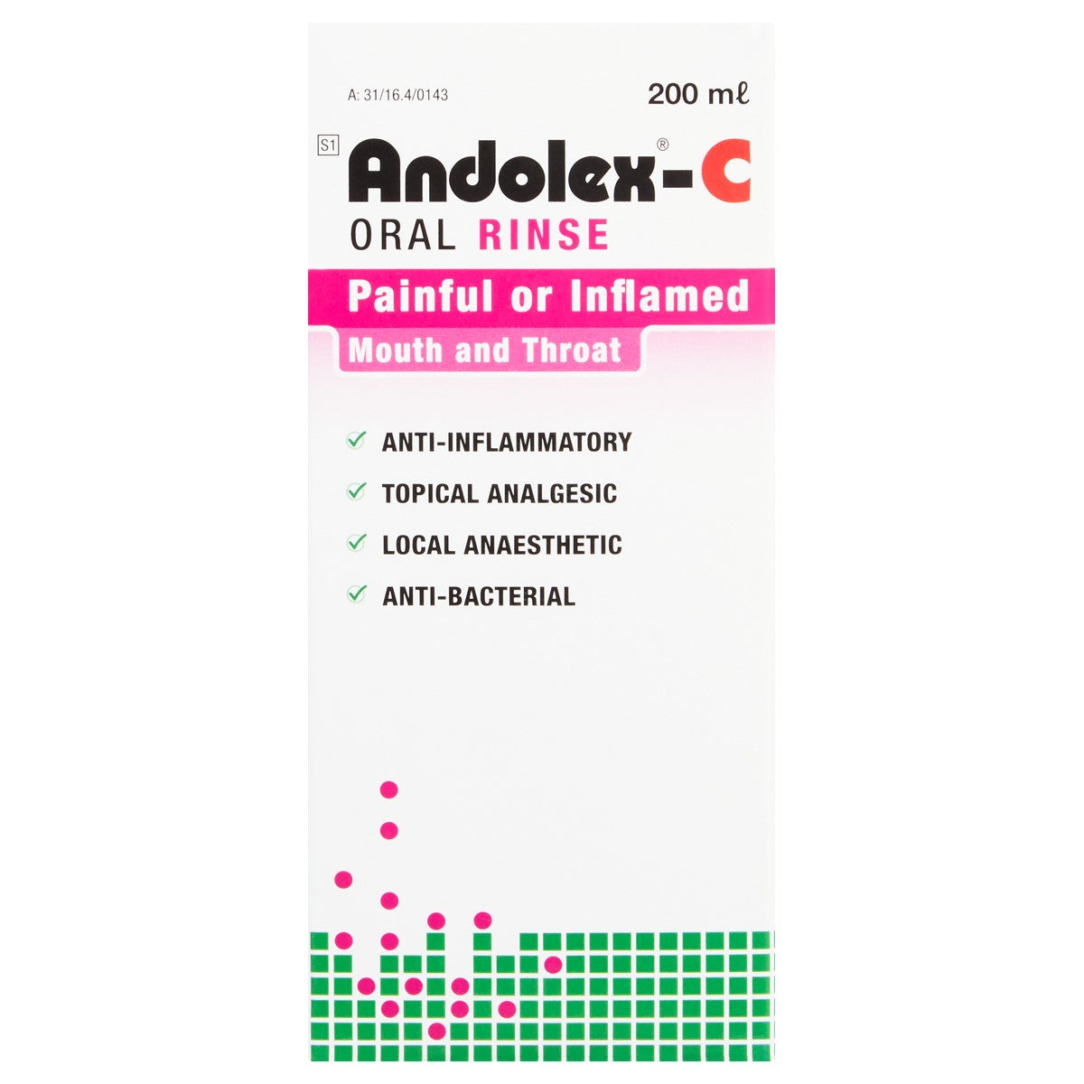 Andolex C Oral Rinse 200ml